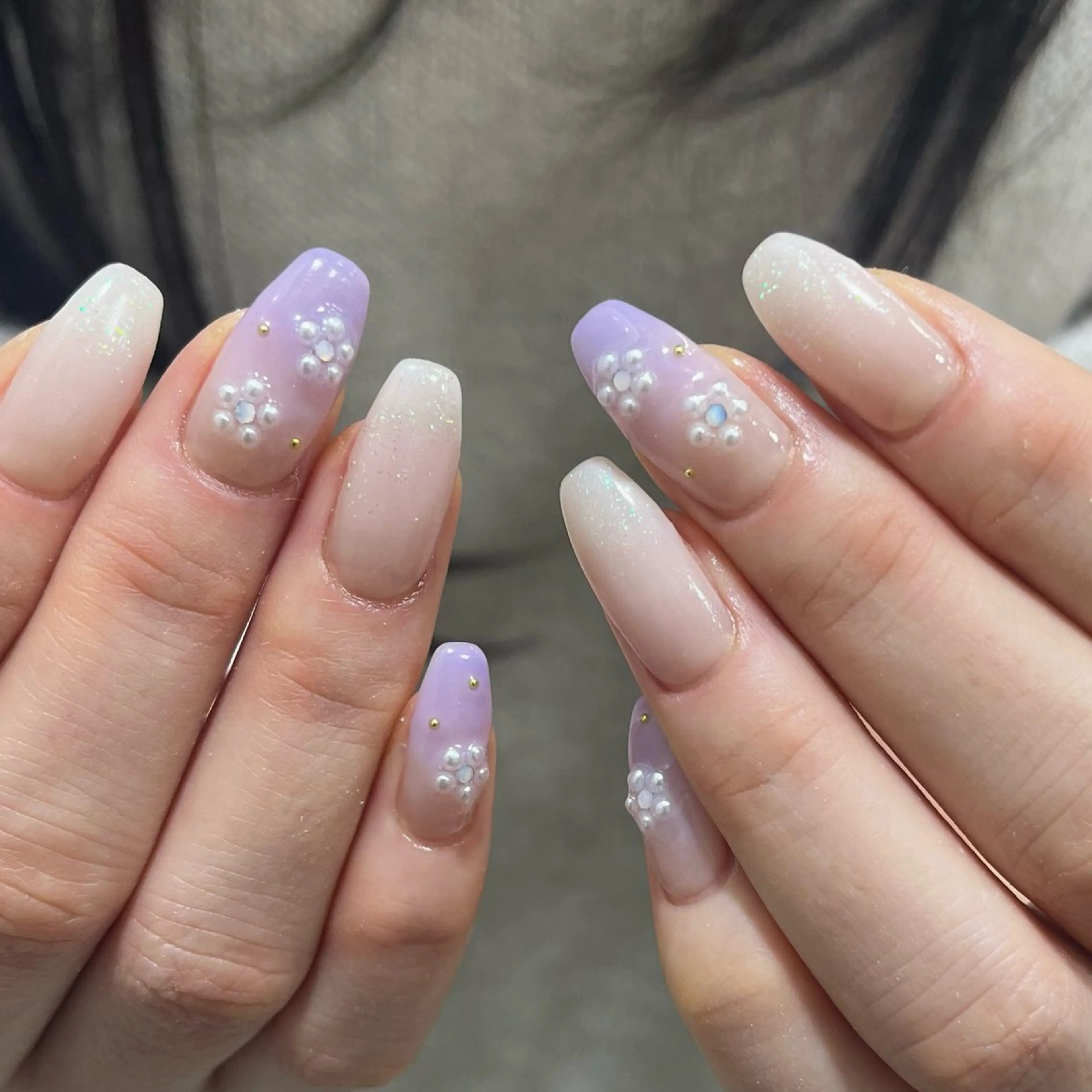 ネイル フラワーネイル グラデーション 春ネイル ハンドネイル para ☀︎ sol by BECK所属・Para Sol nail　Maoのネイルデザイン