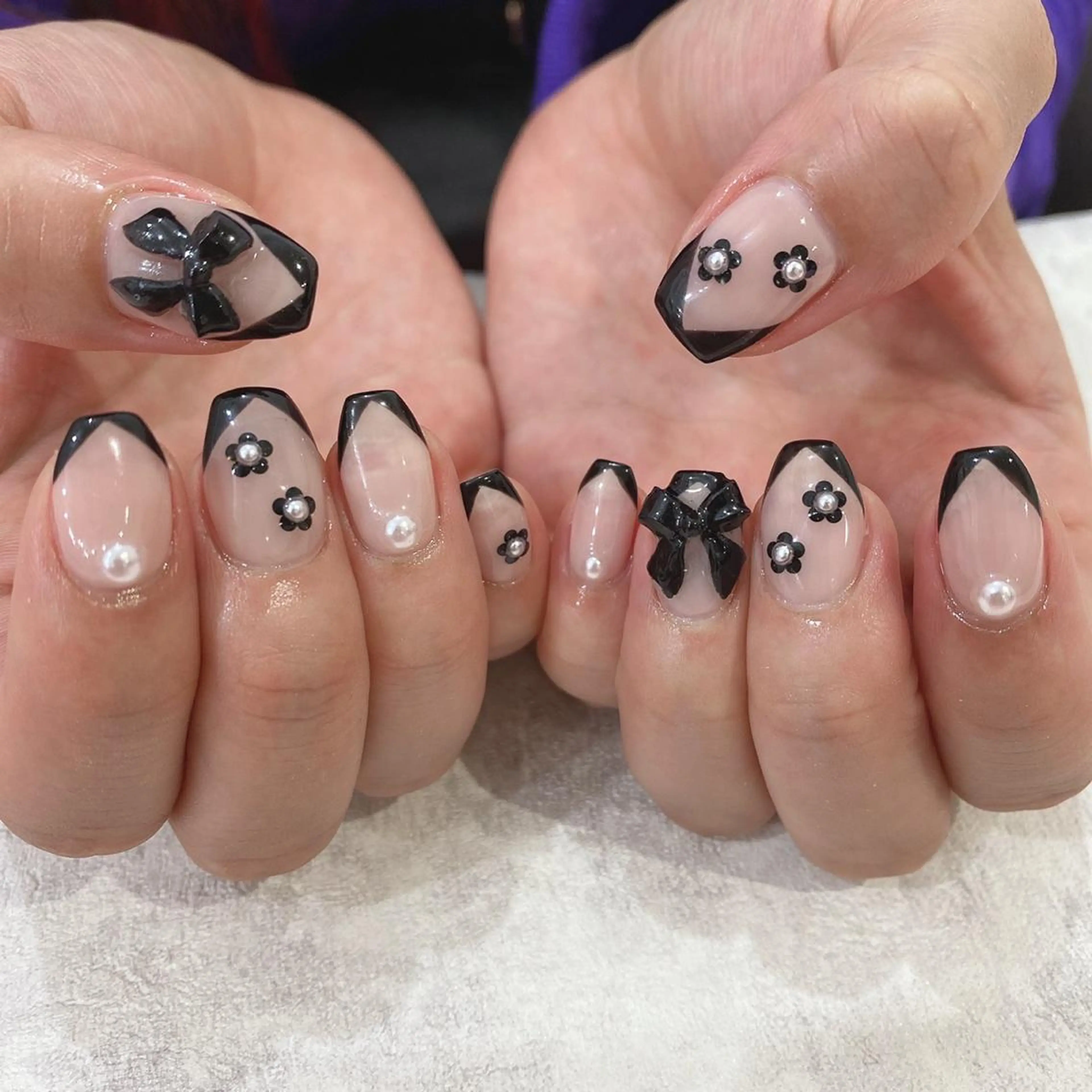 ミディアム ネイル cho nailのネイルデザイン