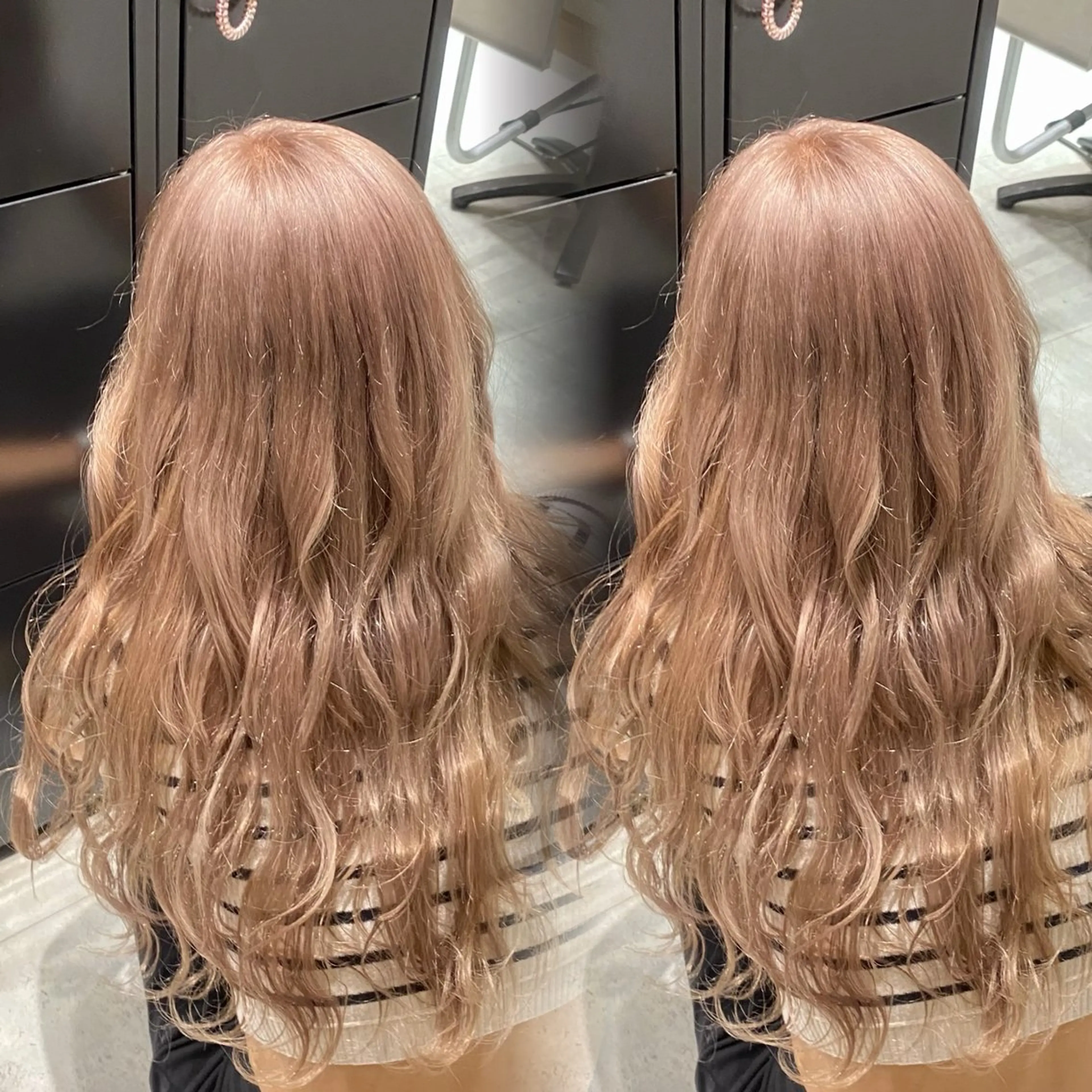 カラー ベージュカラー ブリーチ 梅田ハイトーンカラー / ibuのヘアスタイル