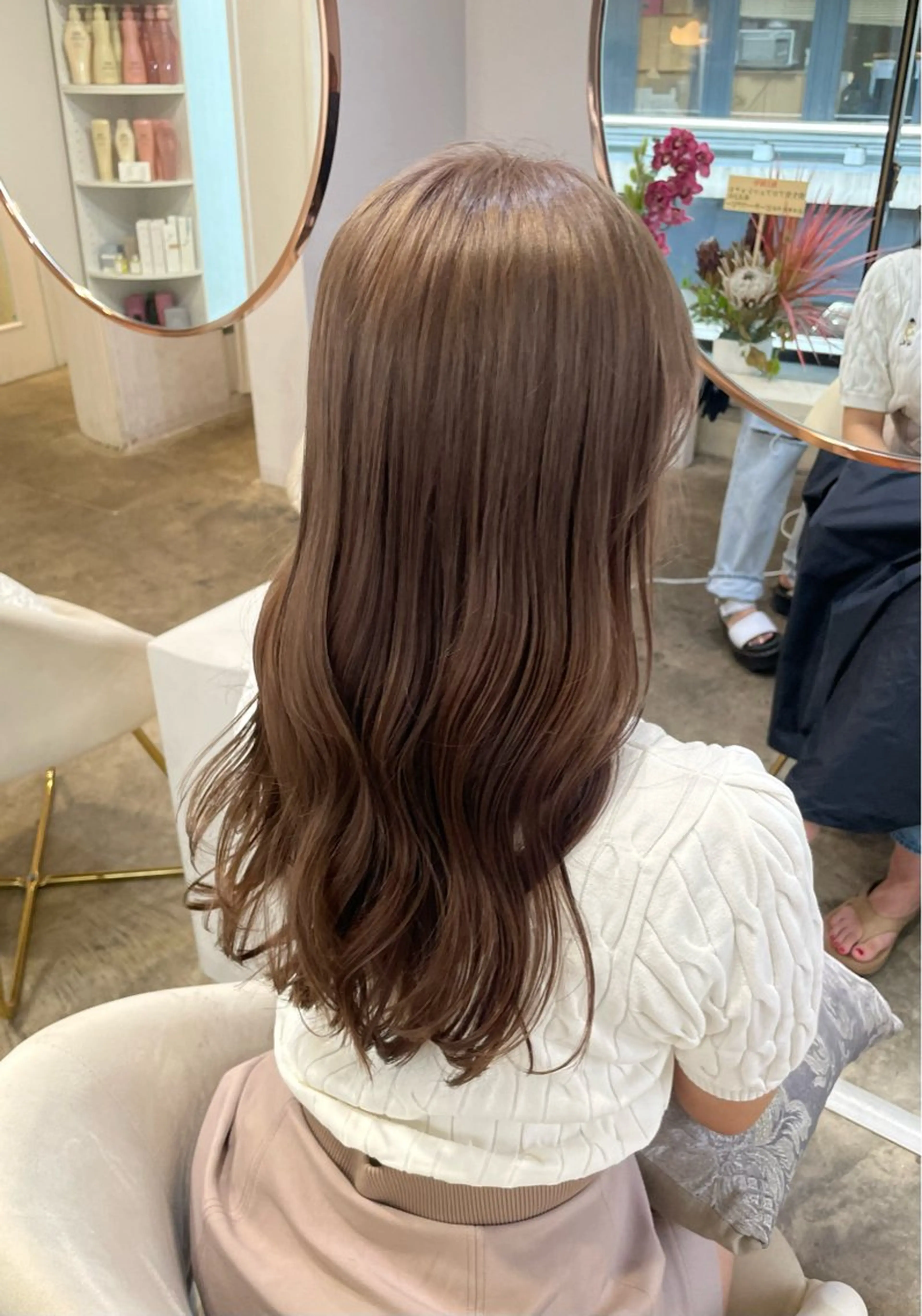 ミディアム ボブ 髪質改善 🍑韓国girly Saaya🍑🪄のヘアスタイル