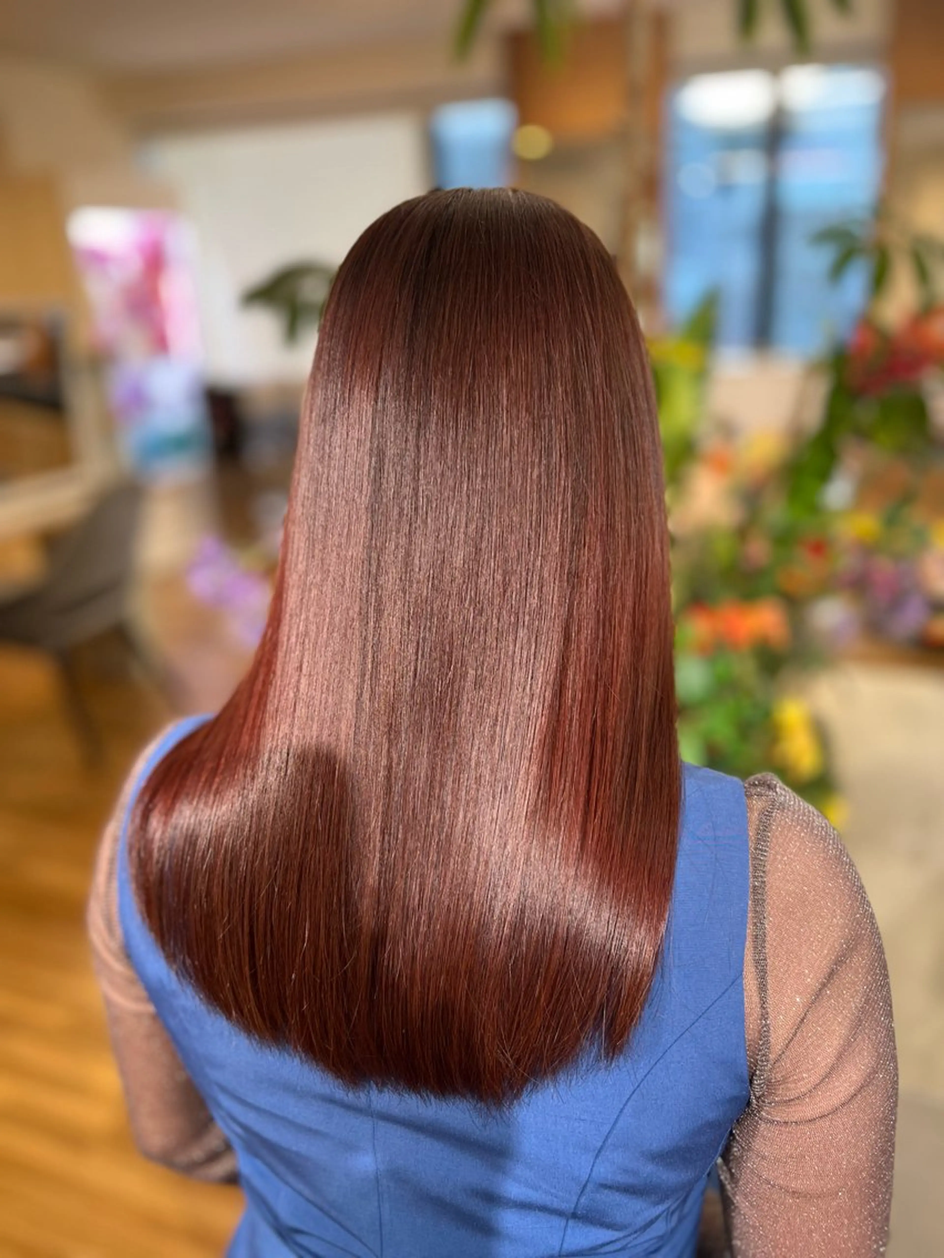 ロング ケアカラー トリートメント Elsa the leap元町店所属・Elsa アヤカのヘアスタイル