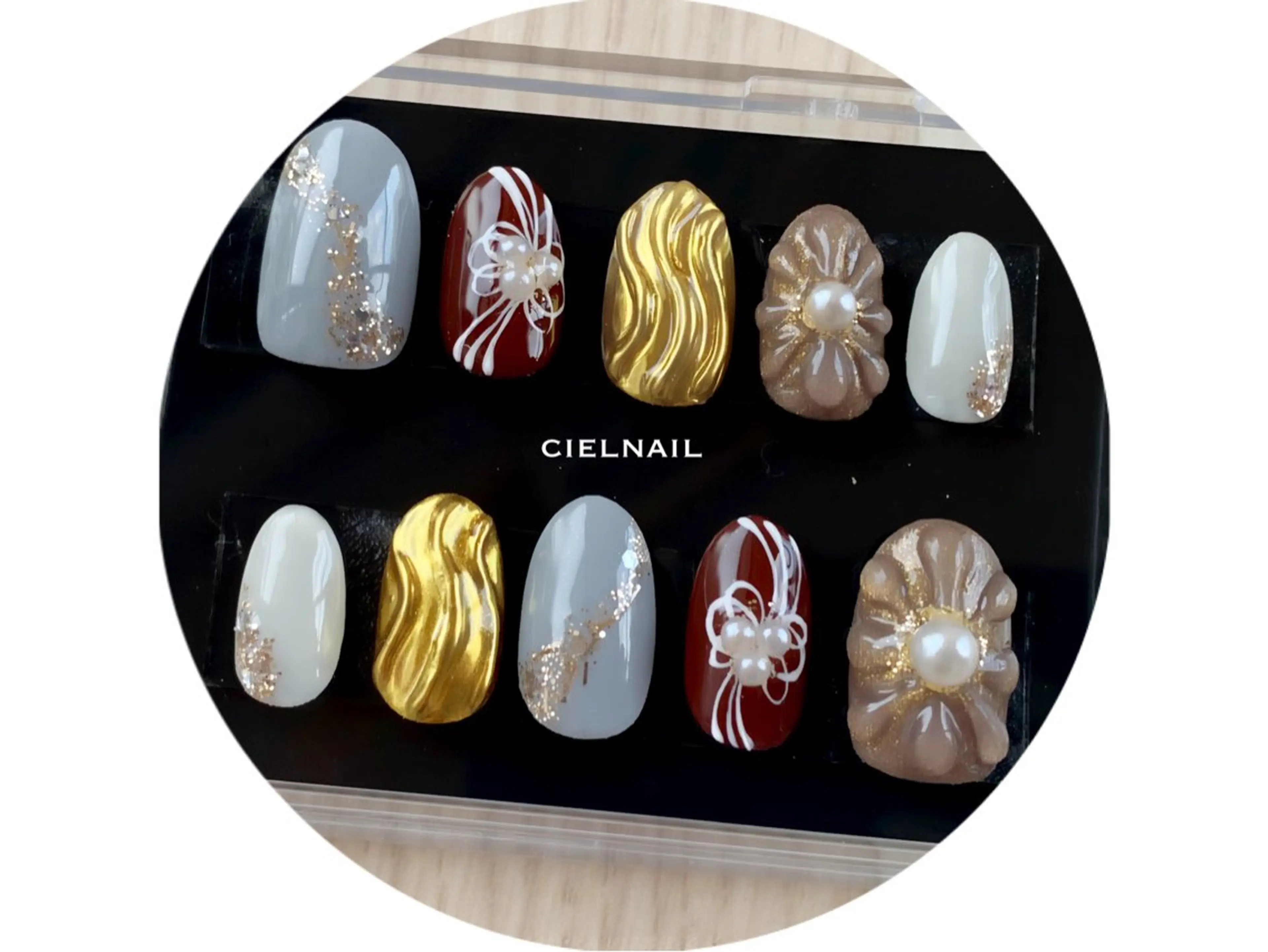 ミディアム cielnail 祇園のネイルデザイン