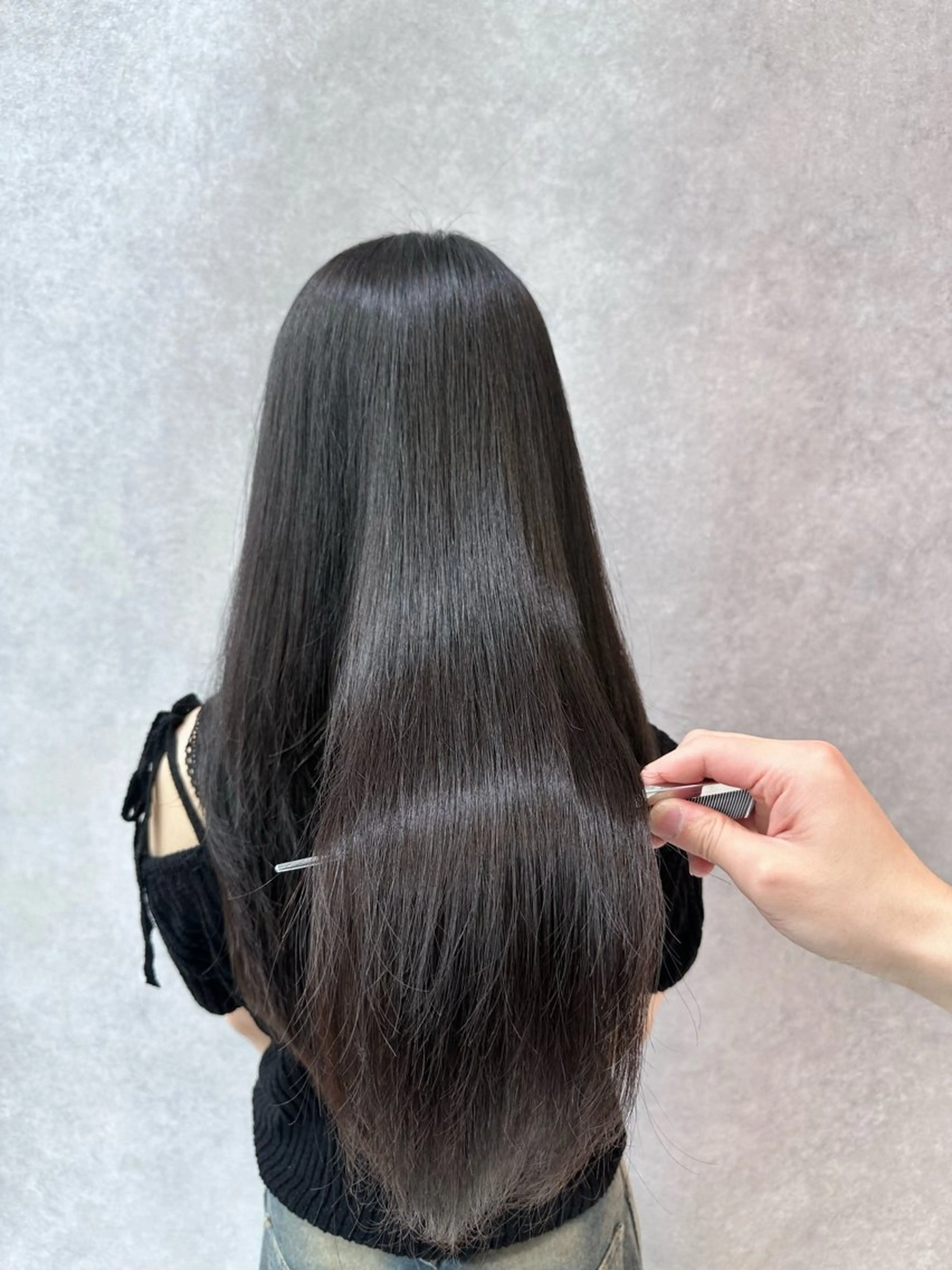 ロング 🔸縮毛矯正/髪質 改善カラー石崎🔸のヘアスタイル