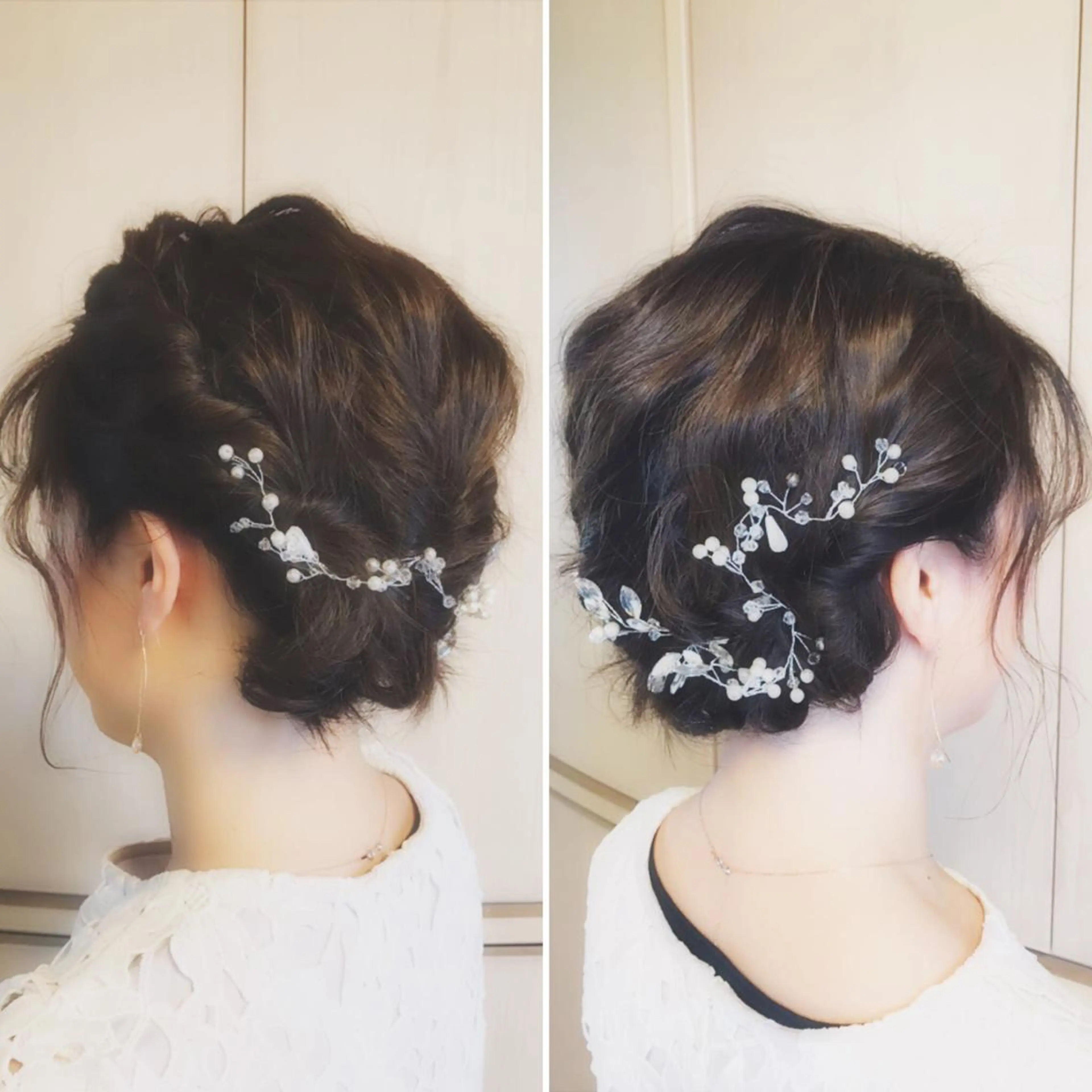 ミディアム ヘアアレンジ ボブ ヘッドクォーター北口店所属・木川 愛子のヘアスタイル