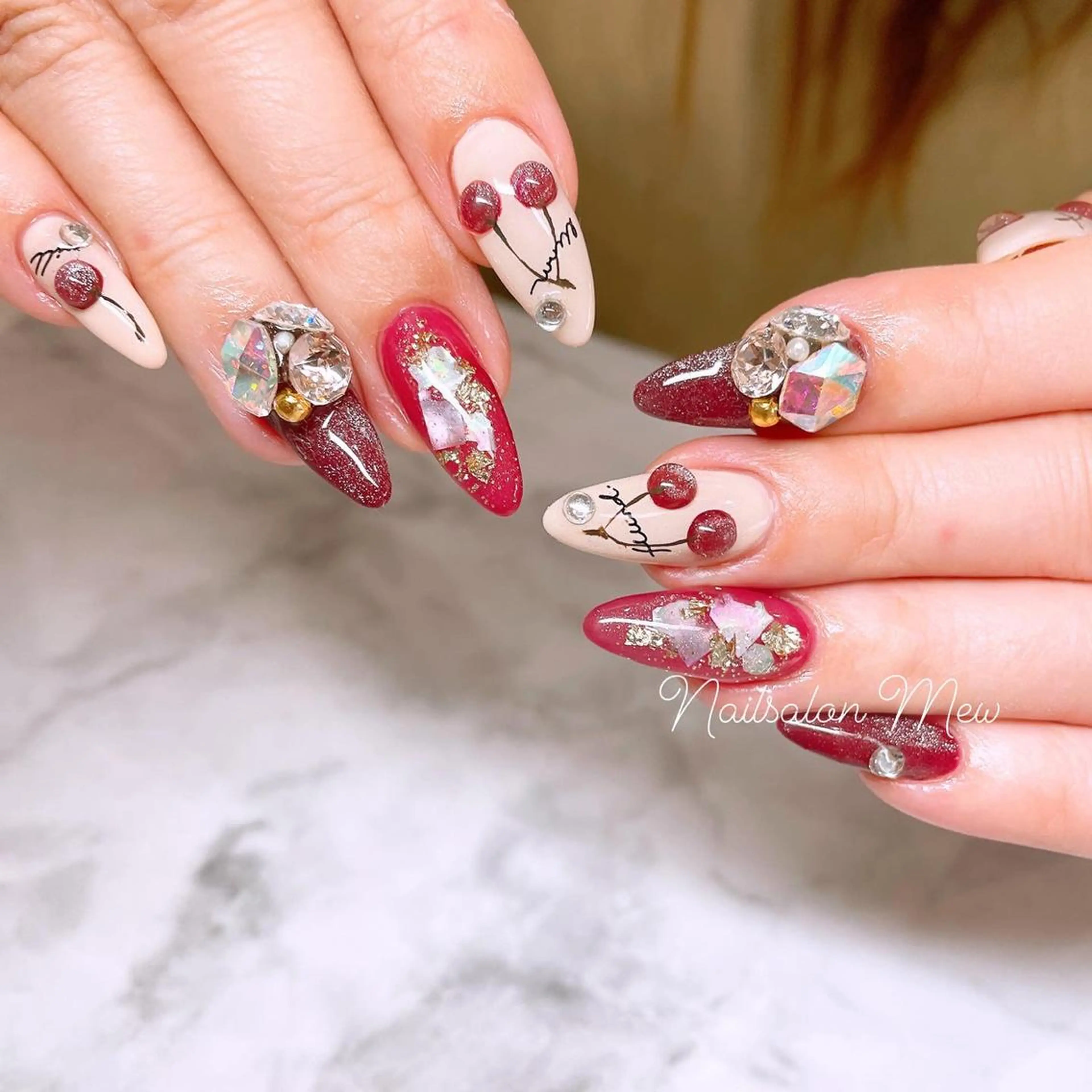 ネイル ハンドネイル Nailsalon Mew所属・Nailsalon Mew❤︎のネイルデザイン
