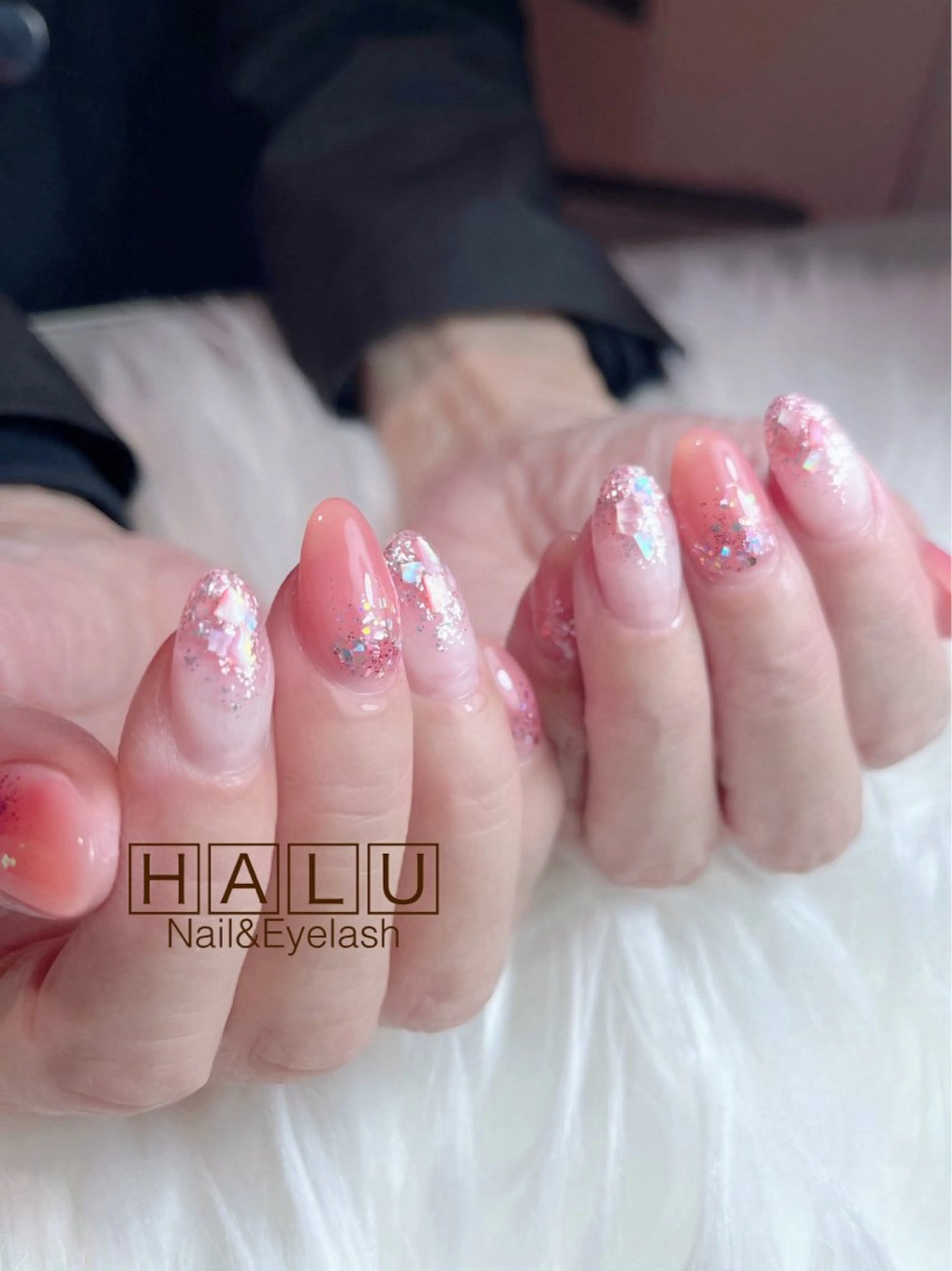 ネイル オレンジ HALU ハルのネイルデザイン