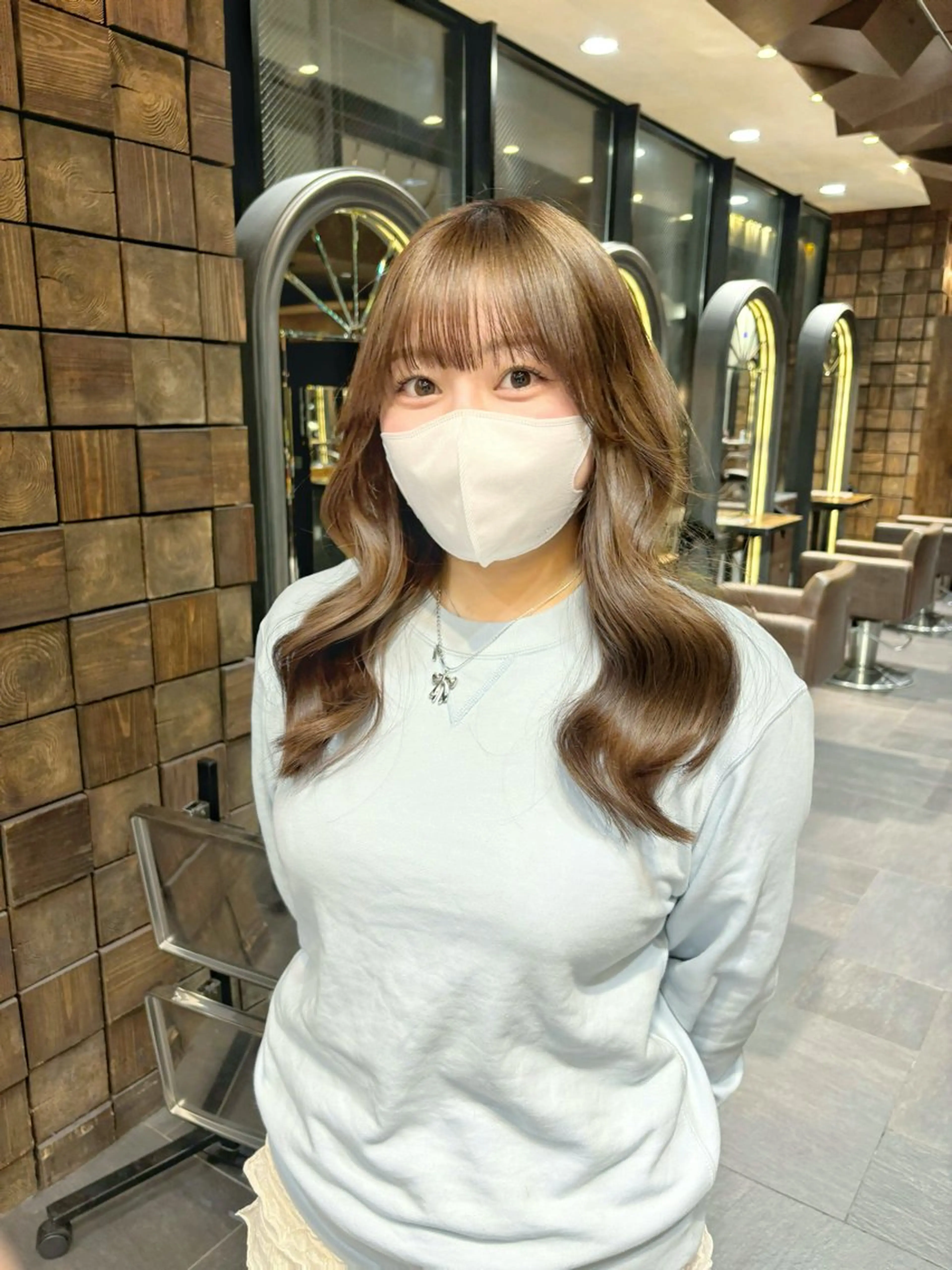 セミロング MINX 銀座店所属・MINXginza タイラミユネのヘアスタイル
