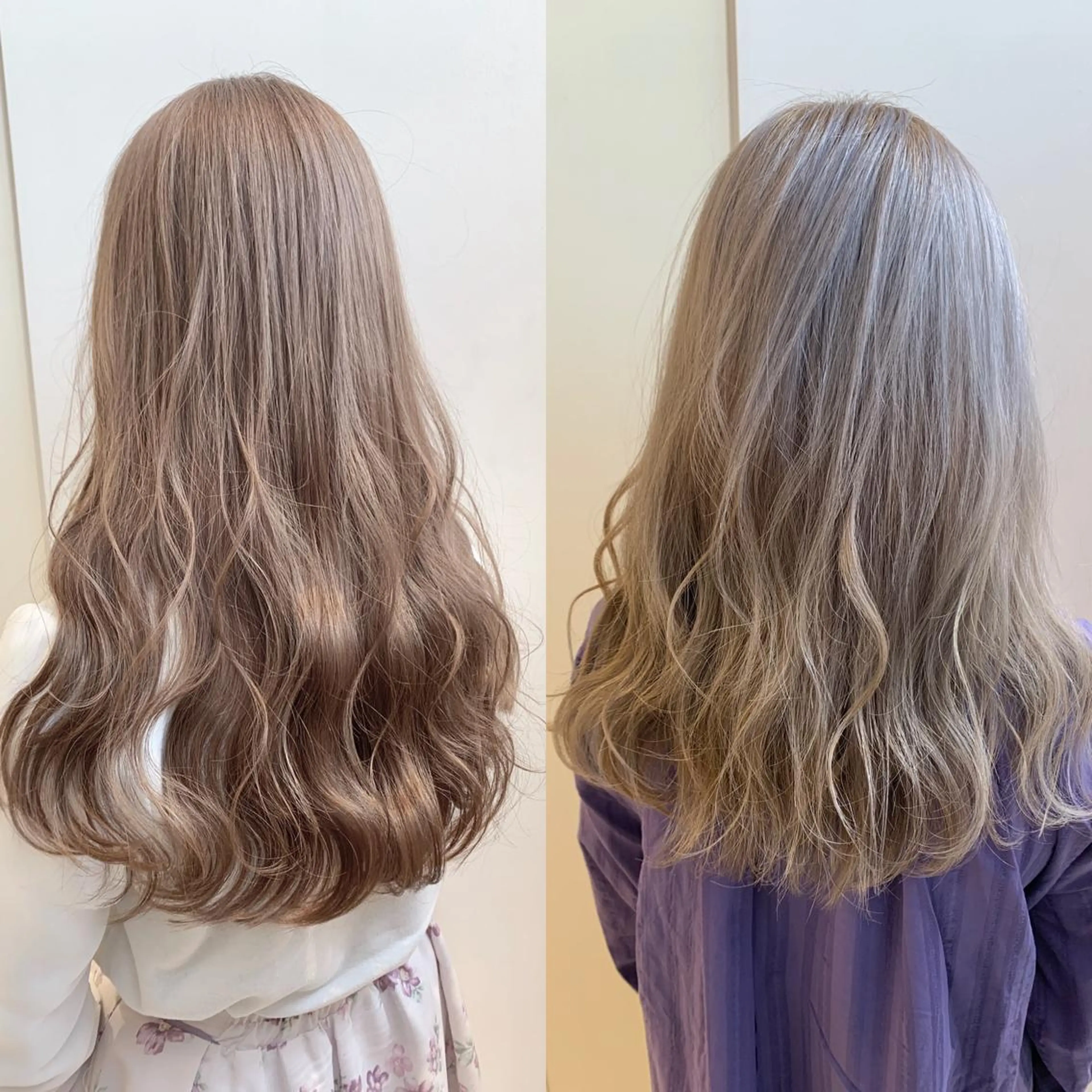 ロング カラー ブリーチ ケアブリーチ トリートメント カット ヘアカラー Le'a渋谷所属・インナーエクステ渋谷 🦋KAJIのヘアスタイル