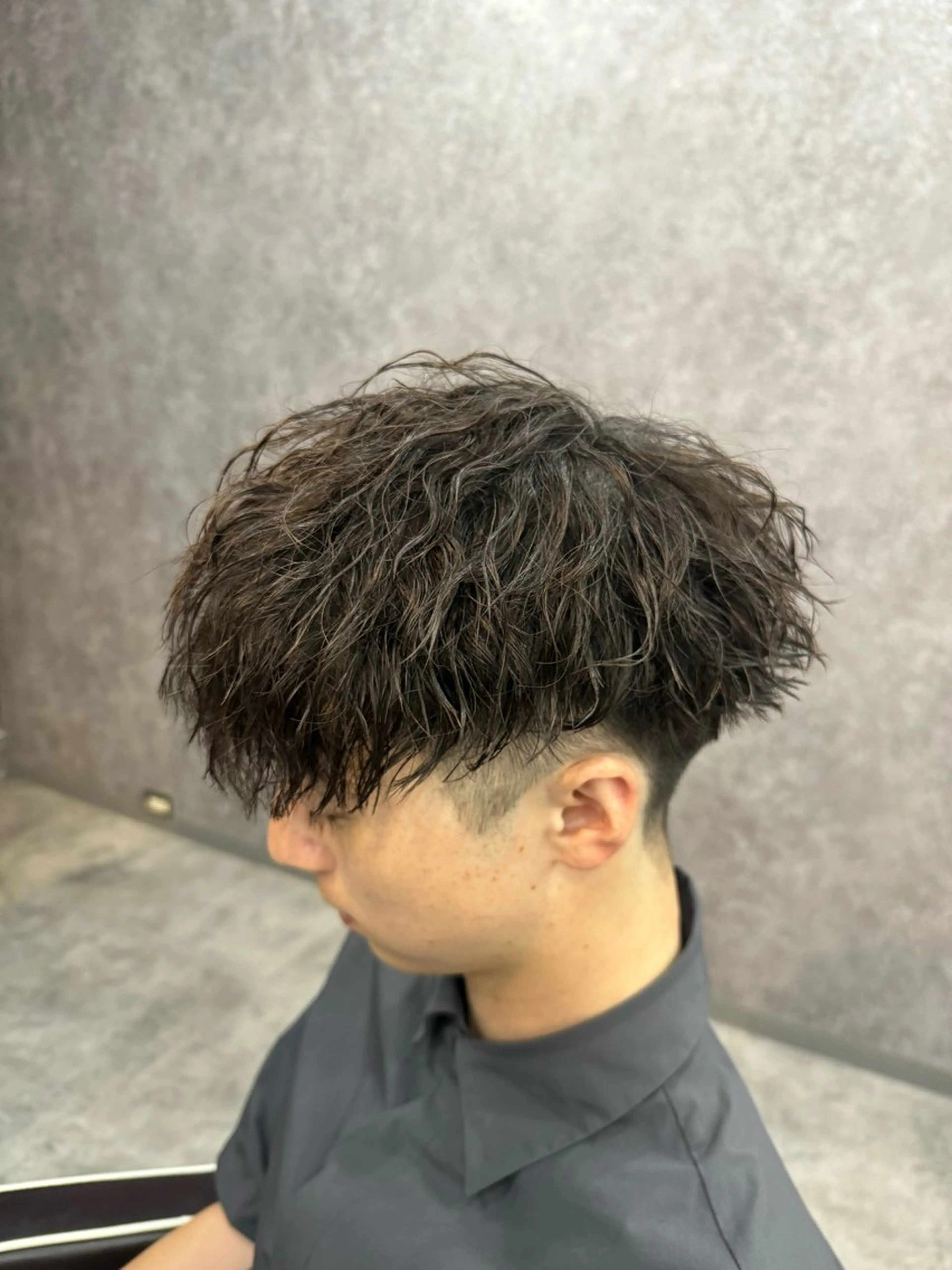 ショート パーマ メンズ カット パーマ メンズ特化💎 Hinako🦋のヘアスタイル