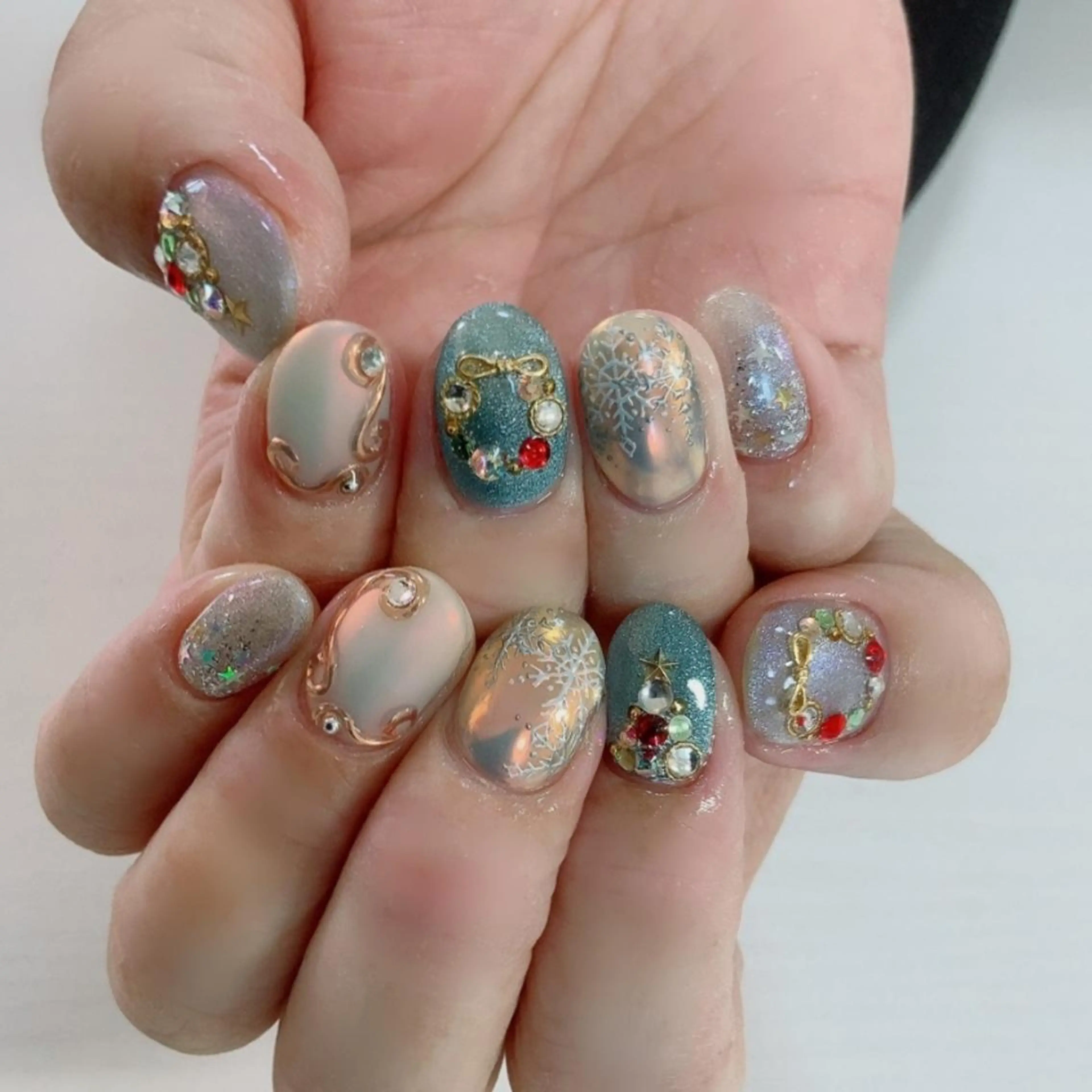ネイル 冬ネイル クリスマス   MAKI NAILのネイルデザイン
