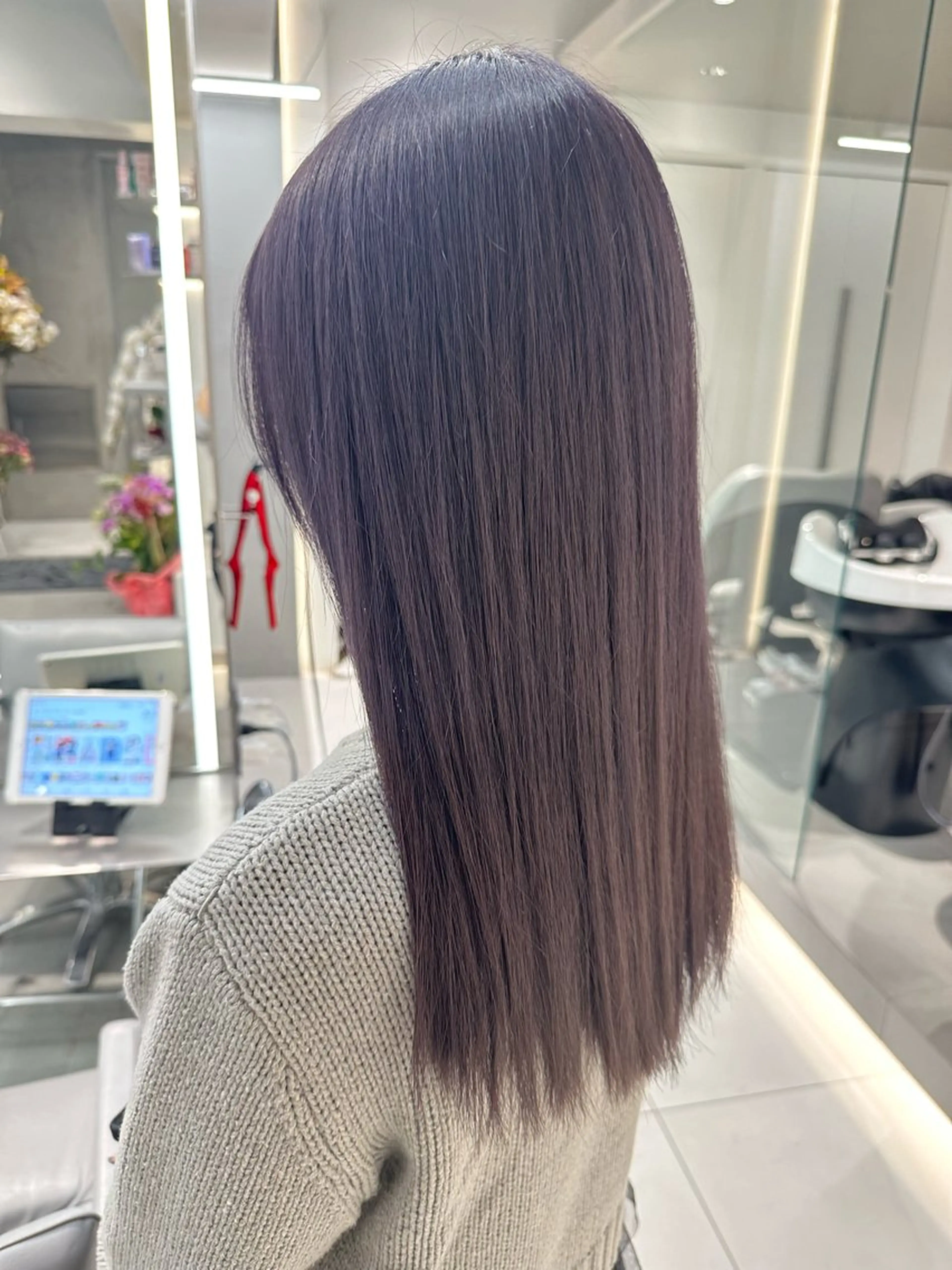 ロング カット ヘアカラー トリートメント AINA:❤︎: topstylistのヘアスタイル