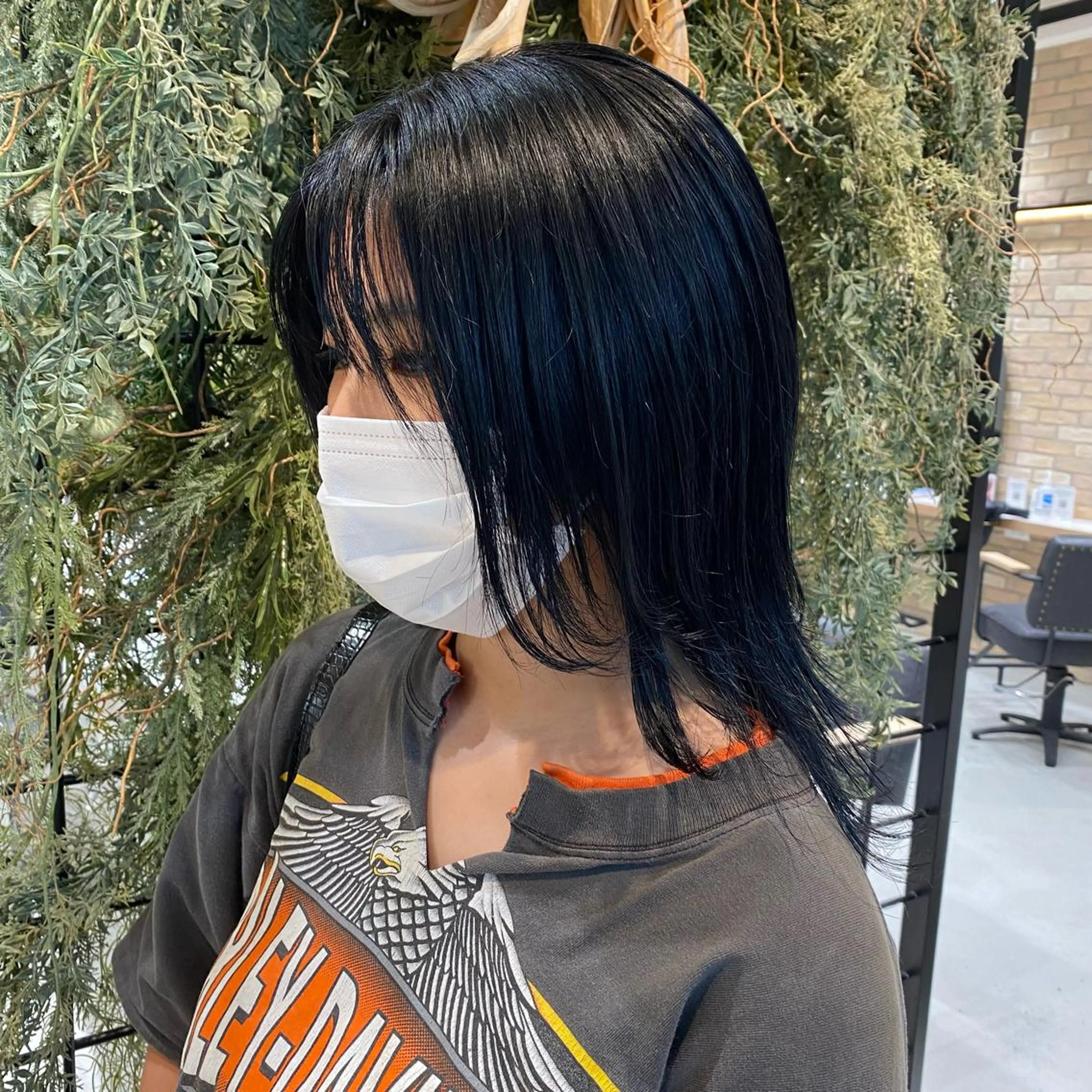 カラー ウルフ.クロスパーマ 🖤RYOKAのヘアスタイル
