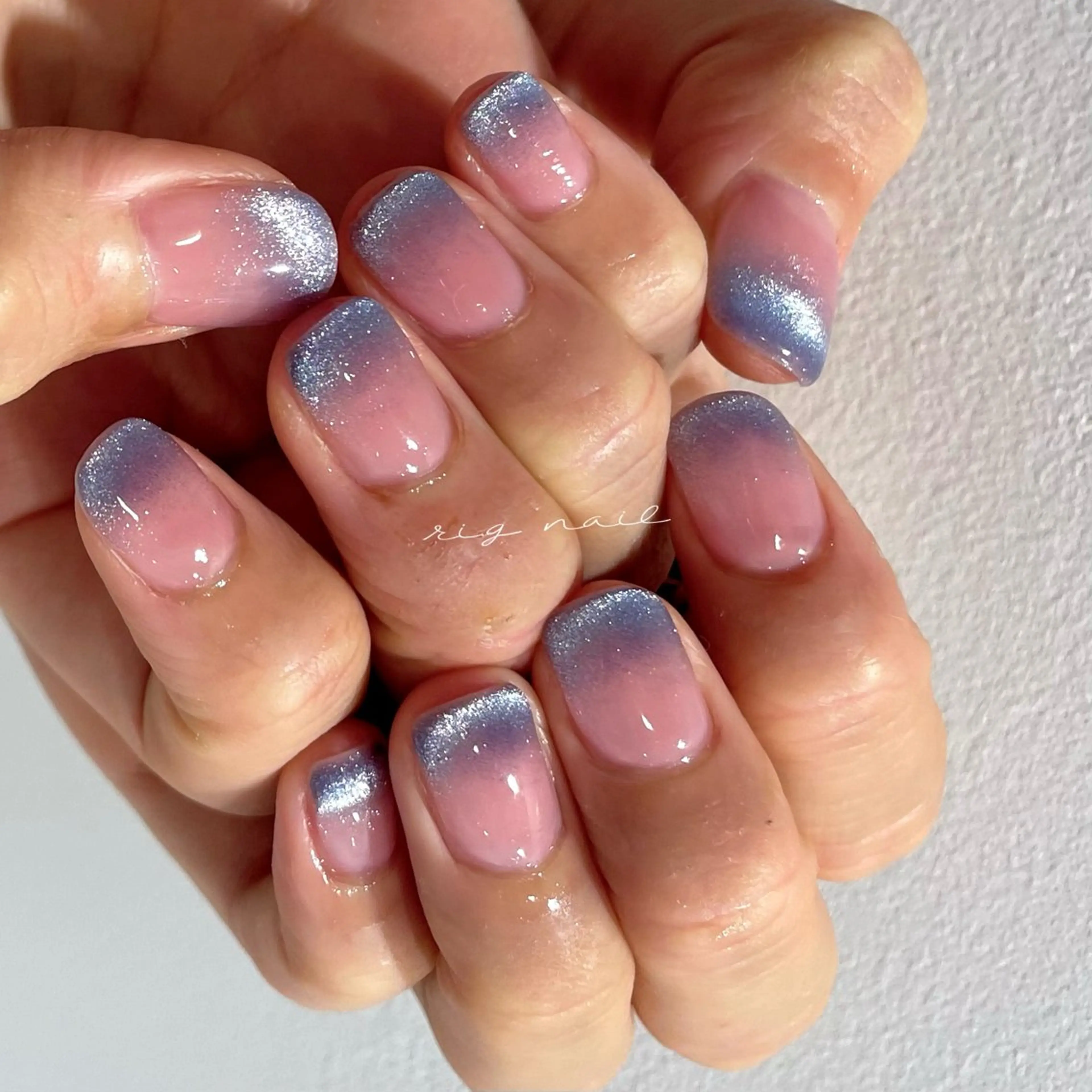 ネイル フレンチネイル ワンカラーネイル rig nail草加店所属・松本 紋世のネイルデザイン