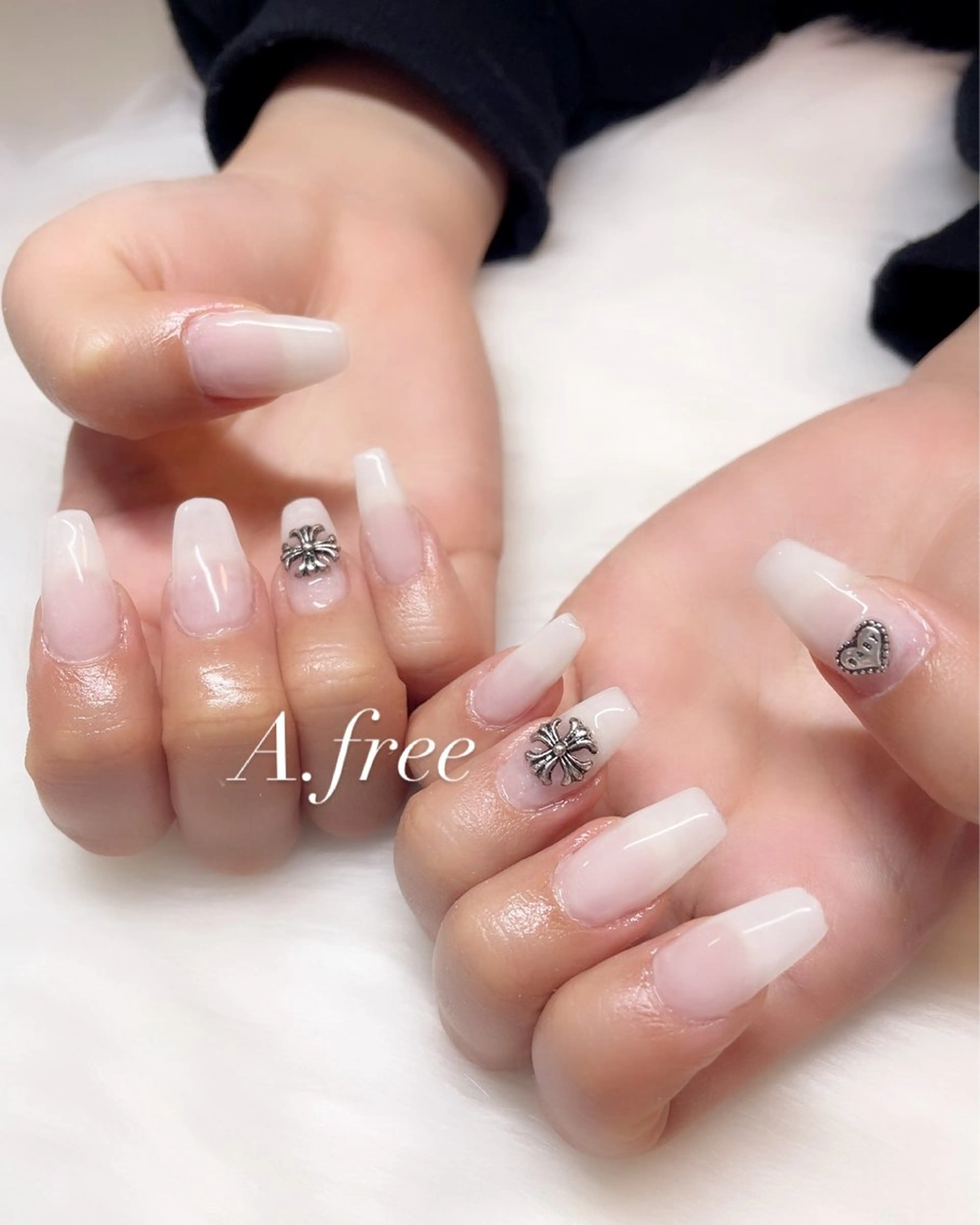 ネイル ハンドネイル A.free✧*｡ アレルギー対応✧*｡のネイルデザイン