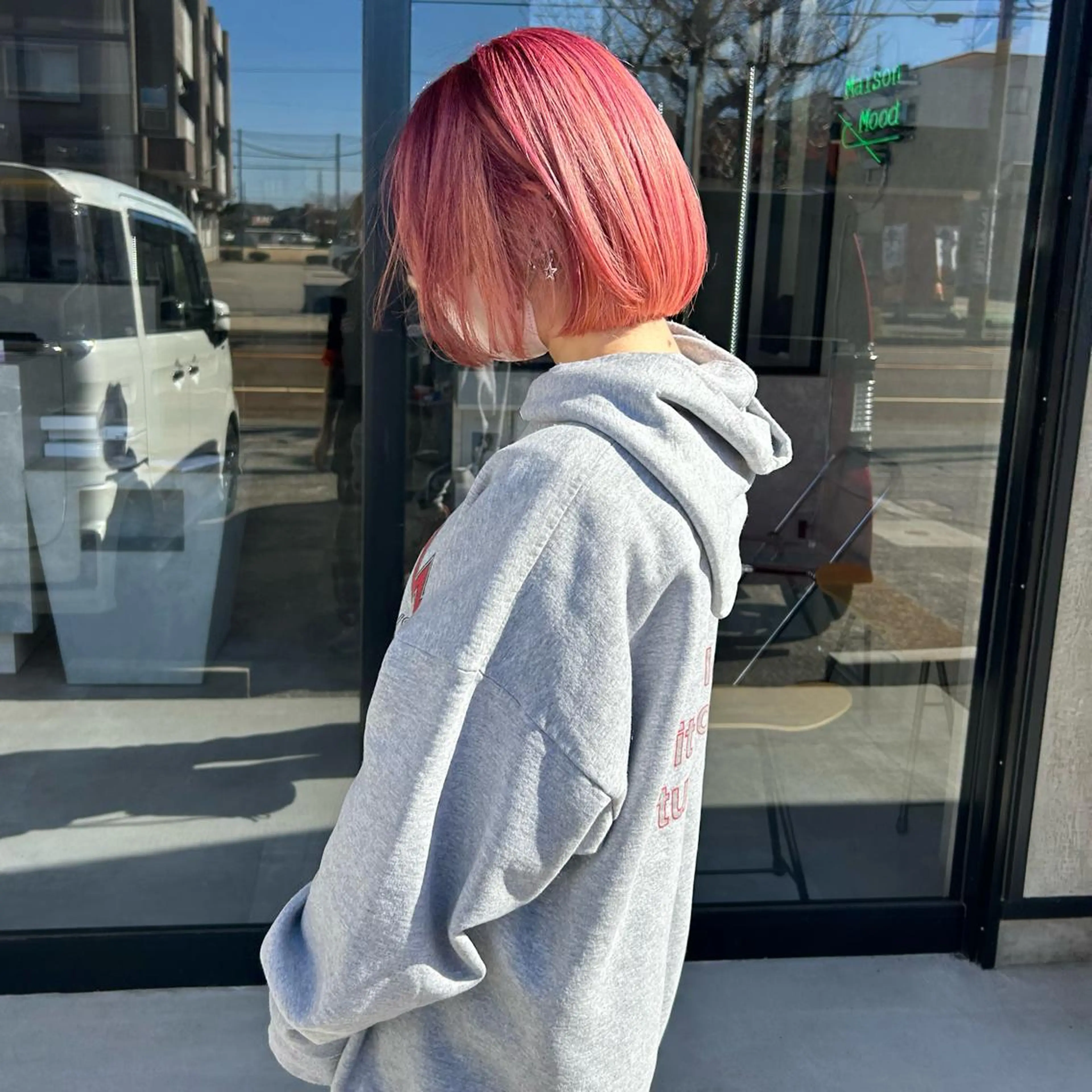 ショート カラー カット ヘアカラー トリートメント mood tatemachiのヘアスタイル