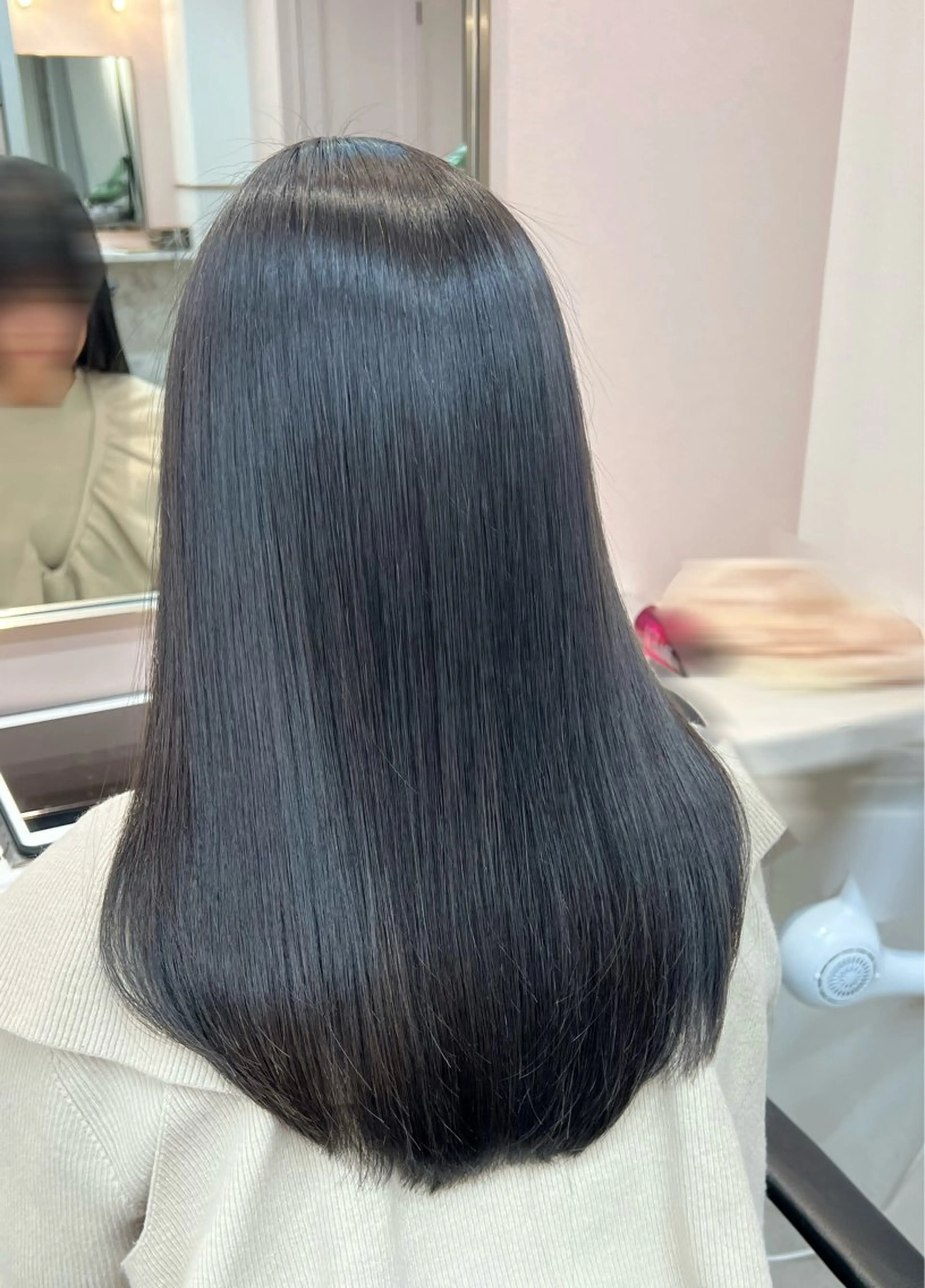 縮毛矯正+マスクトリートメントの写真
