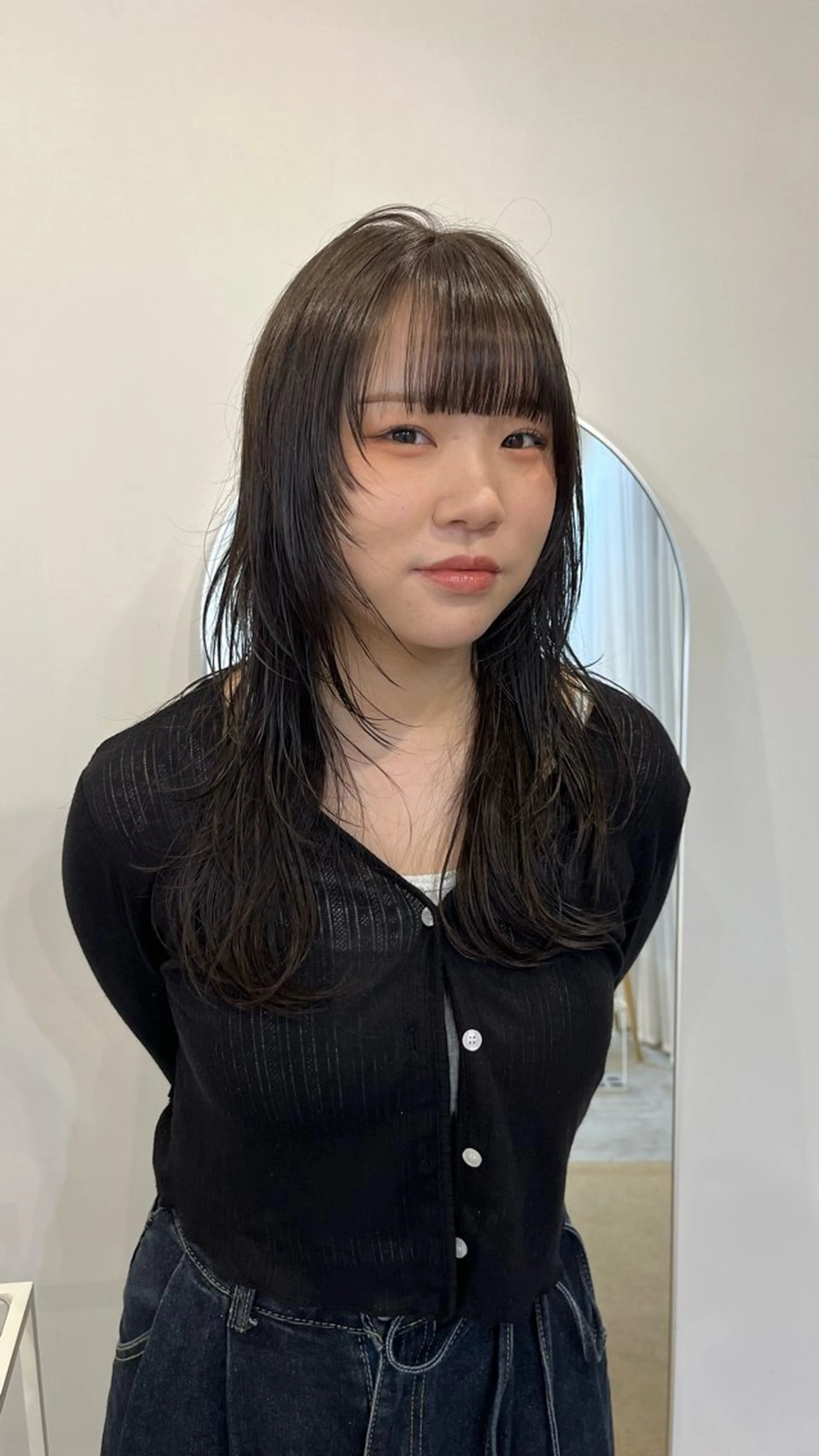 セミロング ヘアカラー rico／ fit standのヘアスタイル