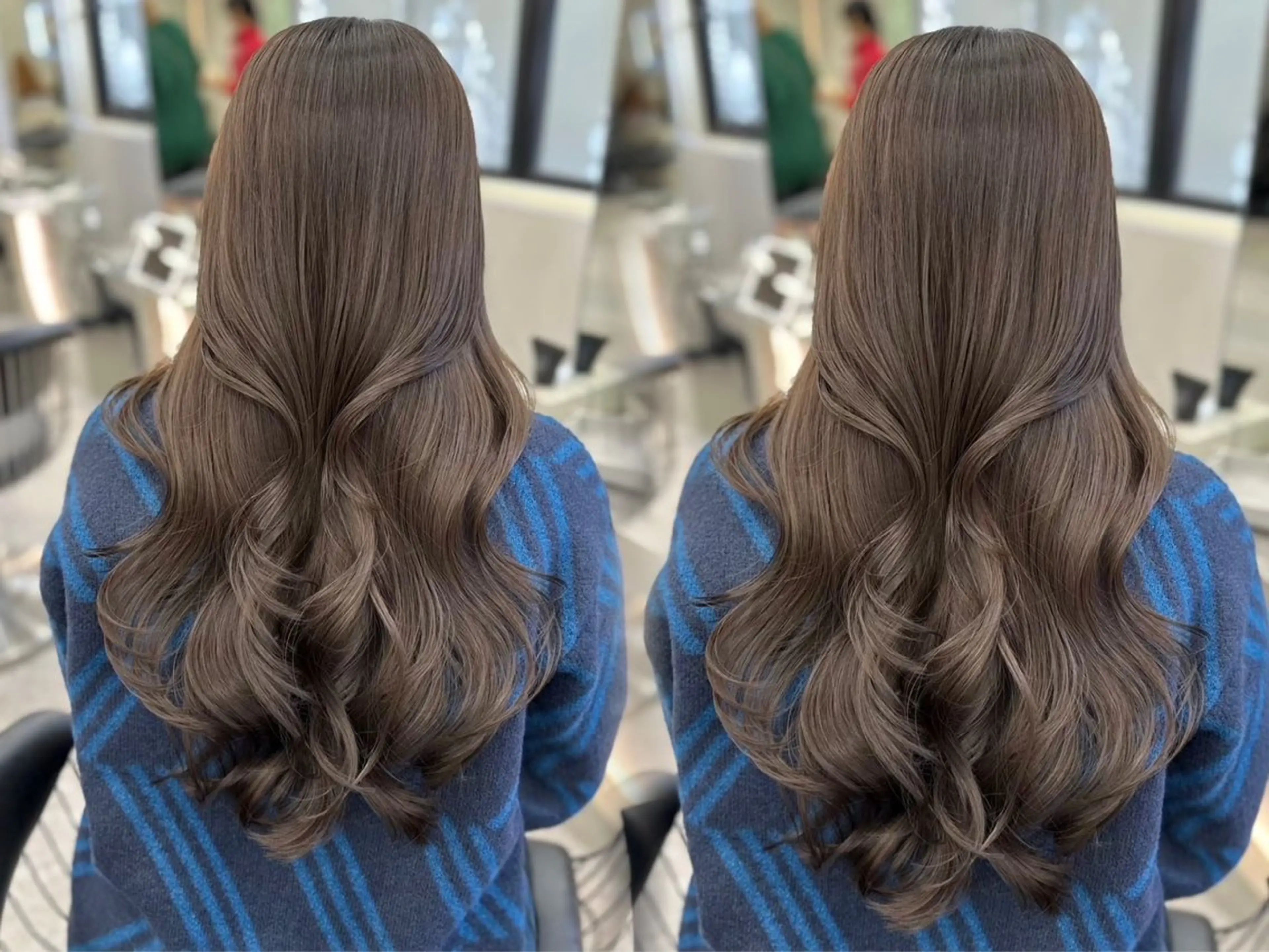 セミロング カット ヘアカラー トリートメント 熊本1🏅圧倒的 可愛さレイヤーカットのヘアスタイル