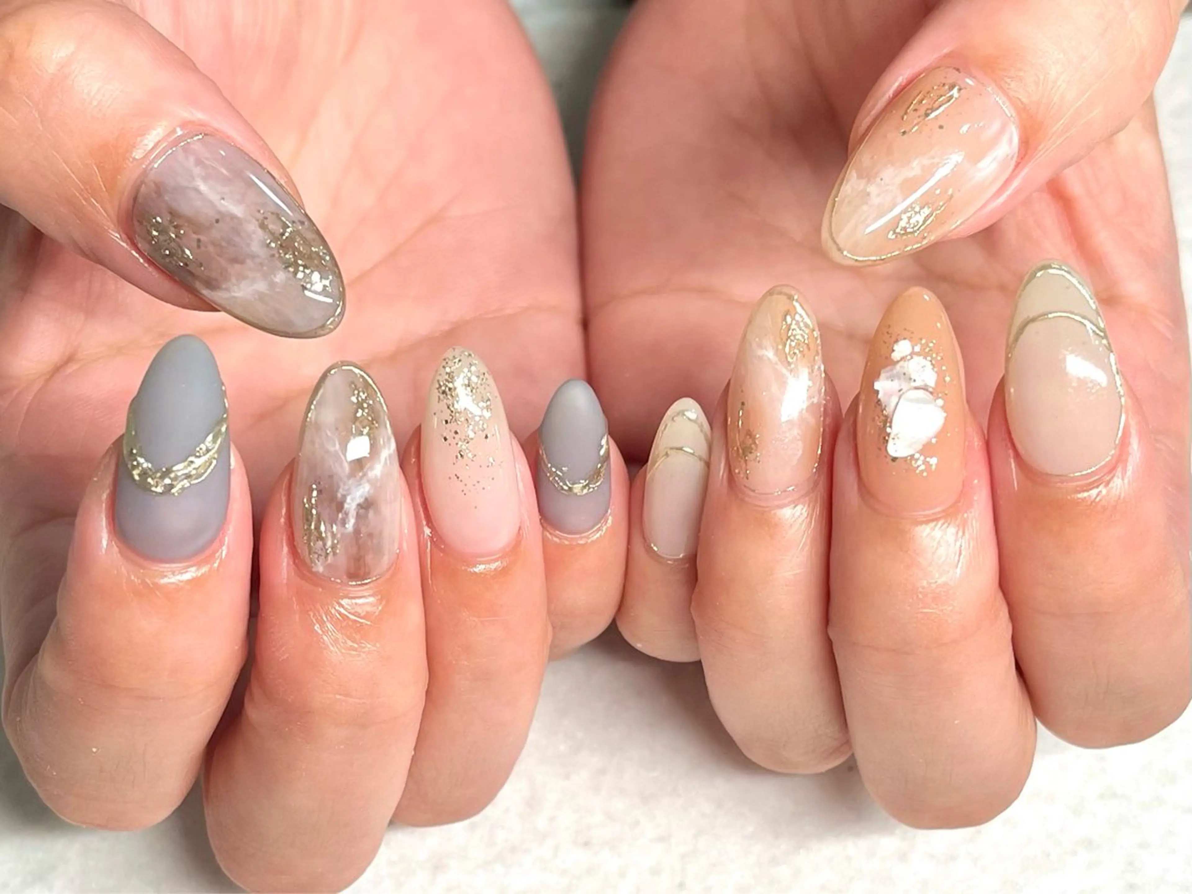 ネイル ハンドネイル 久米 鈴菜のネイルデザイン