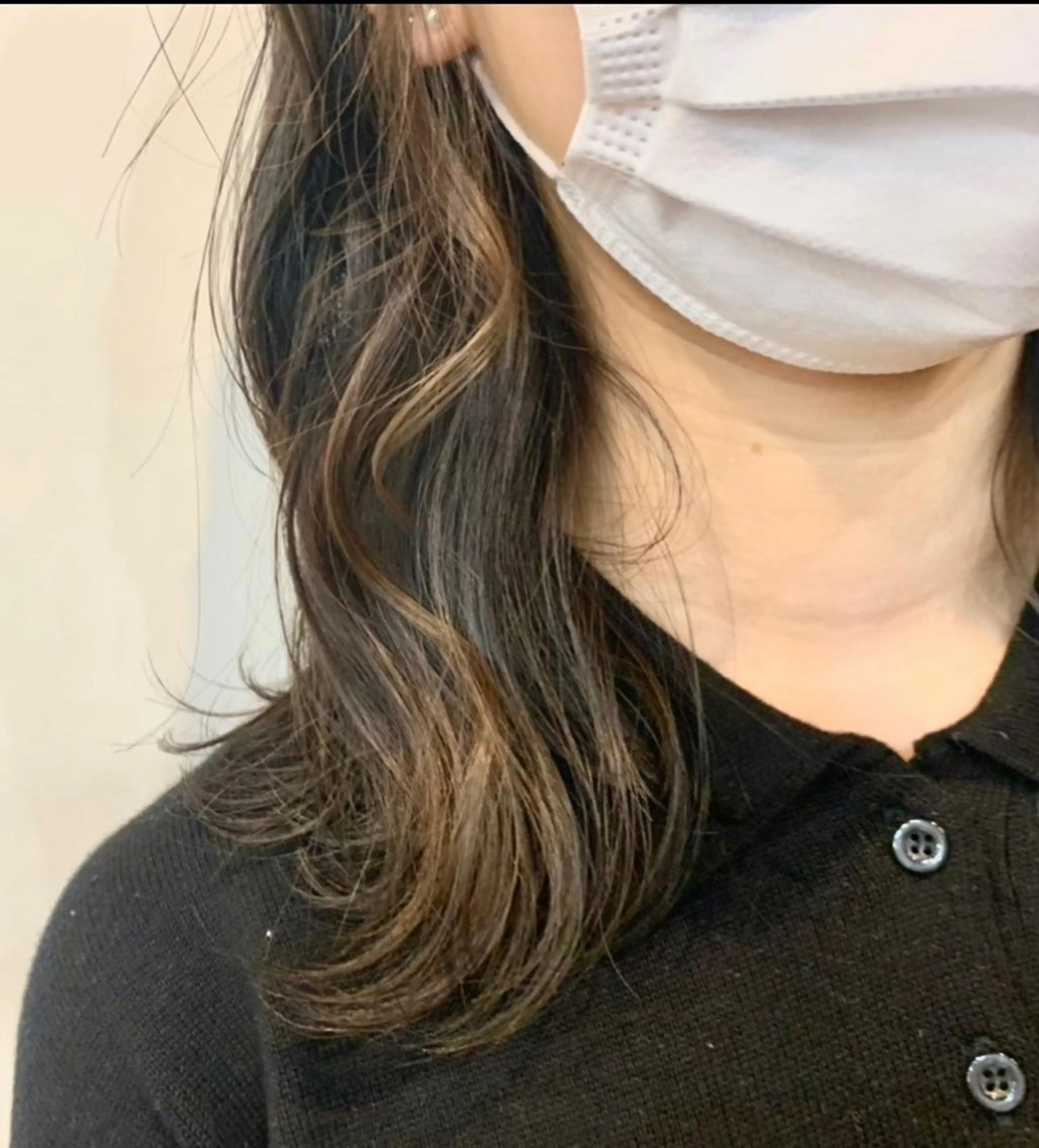 ミディアム カラー イヤリングカラー FLAGS YAMATOのヘアスタイル