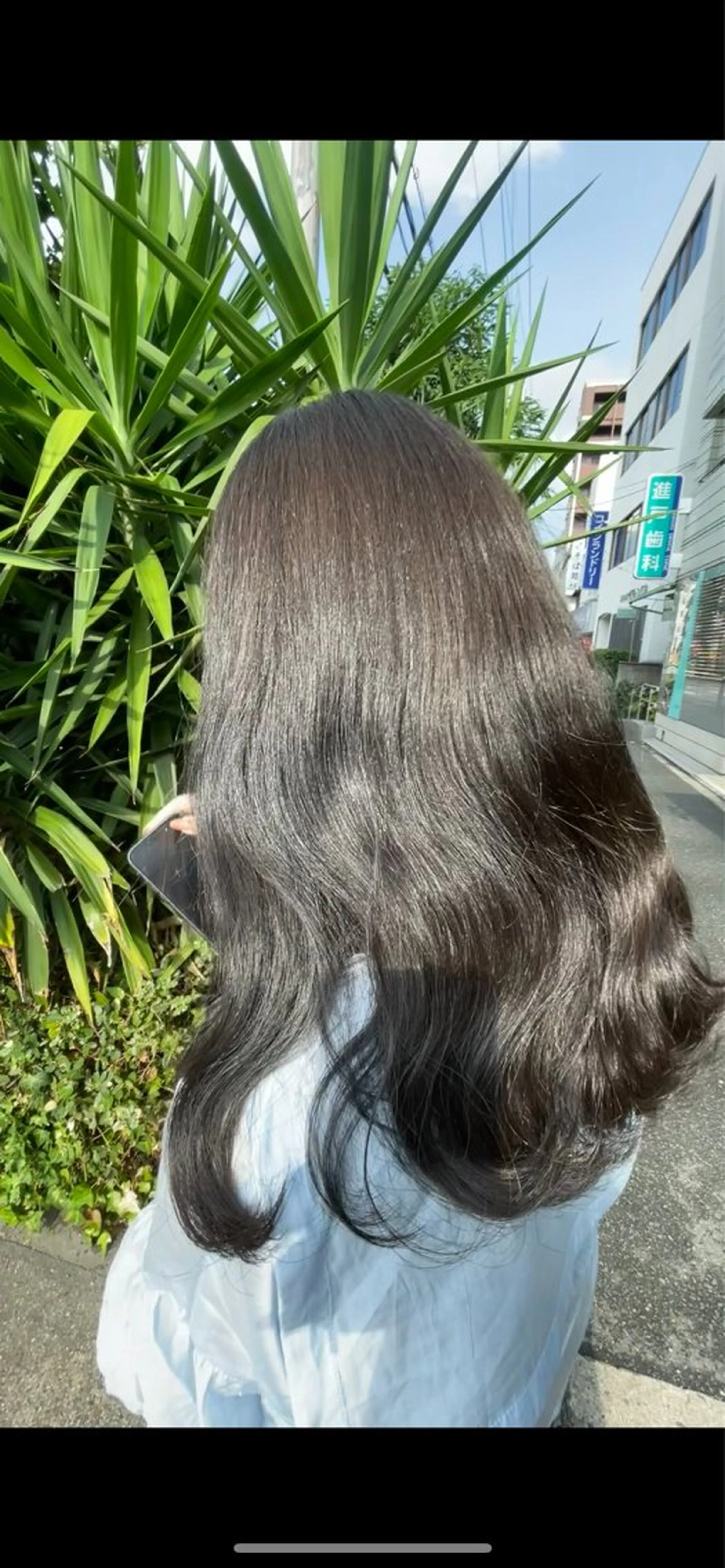 ロング ズシ ヒカルのヘアスタイル
