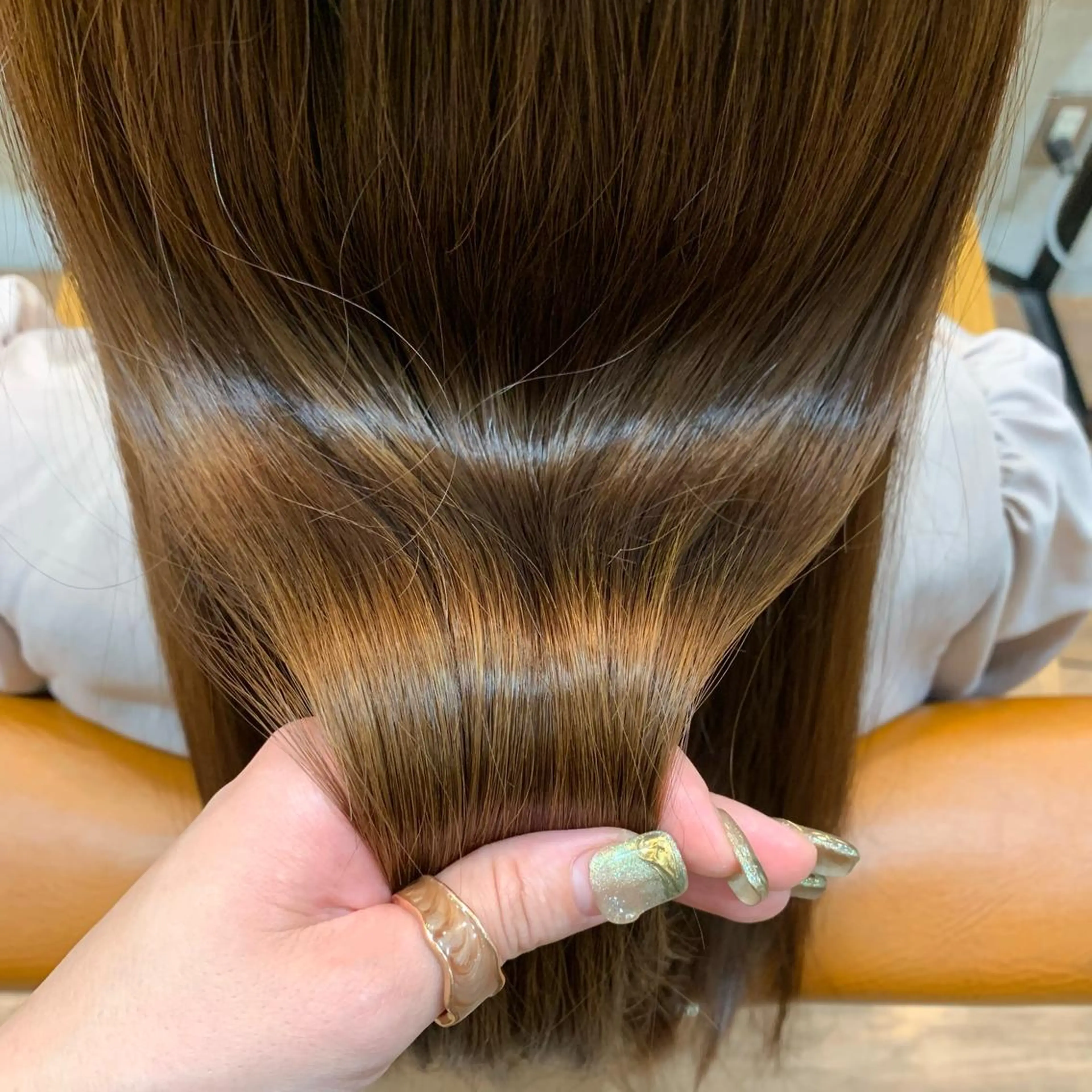 ロング トリートメント あべ ゆうかのヘアスタイル
