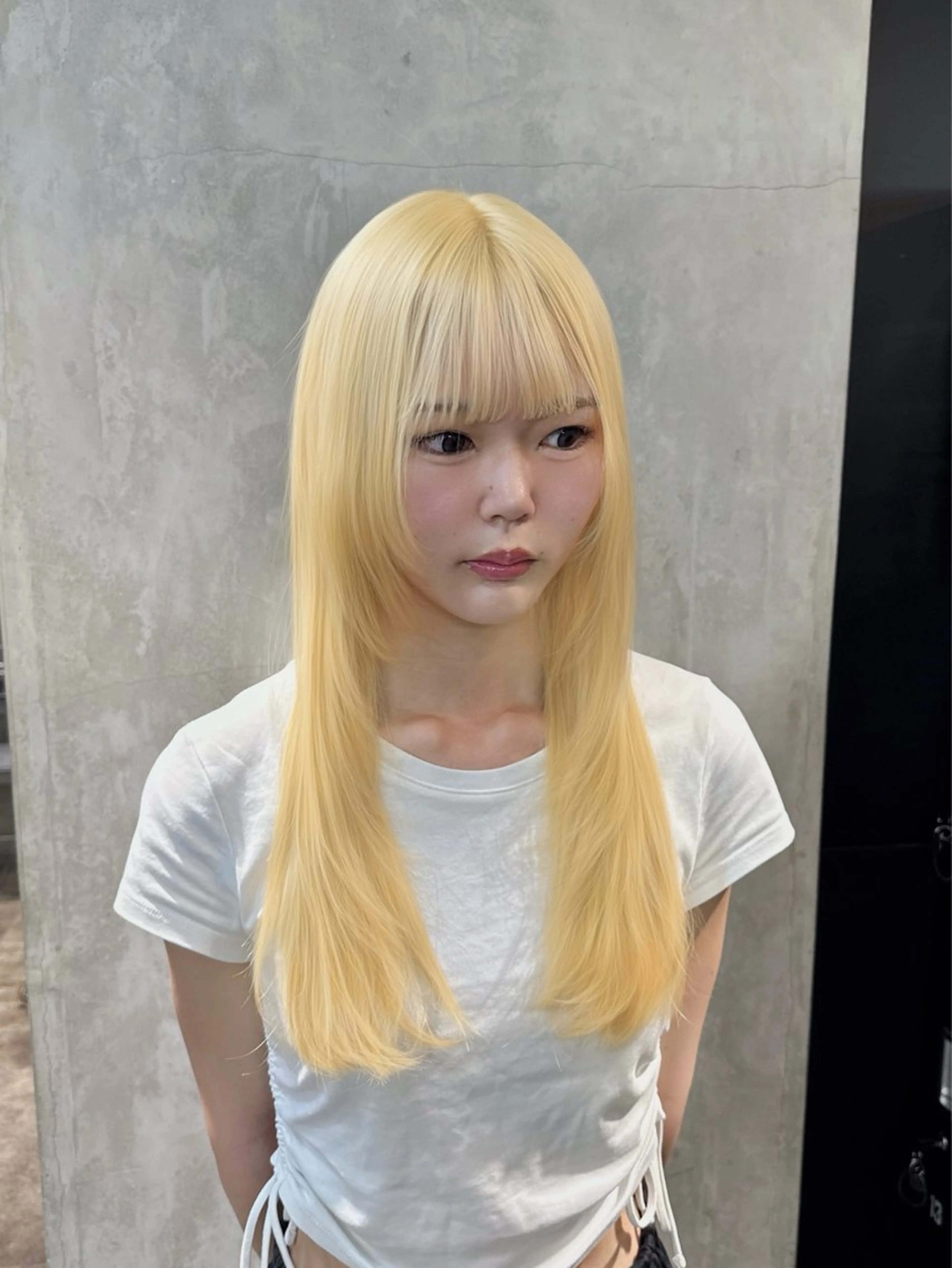 ロング カラー カット ヘアカラー トリートメント ヘアセット ザクザクレイヤー 🍀/カラー/小田のヘアスタイル