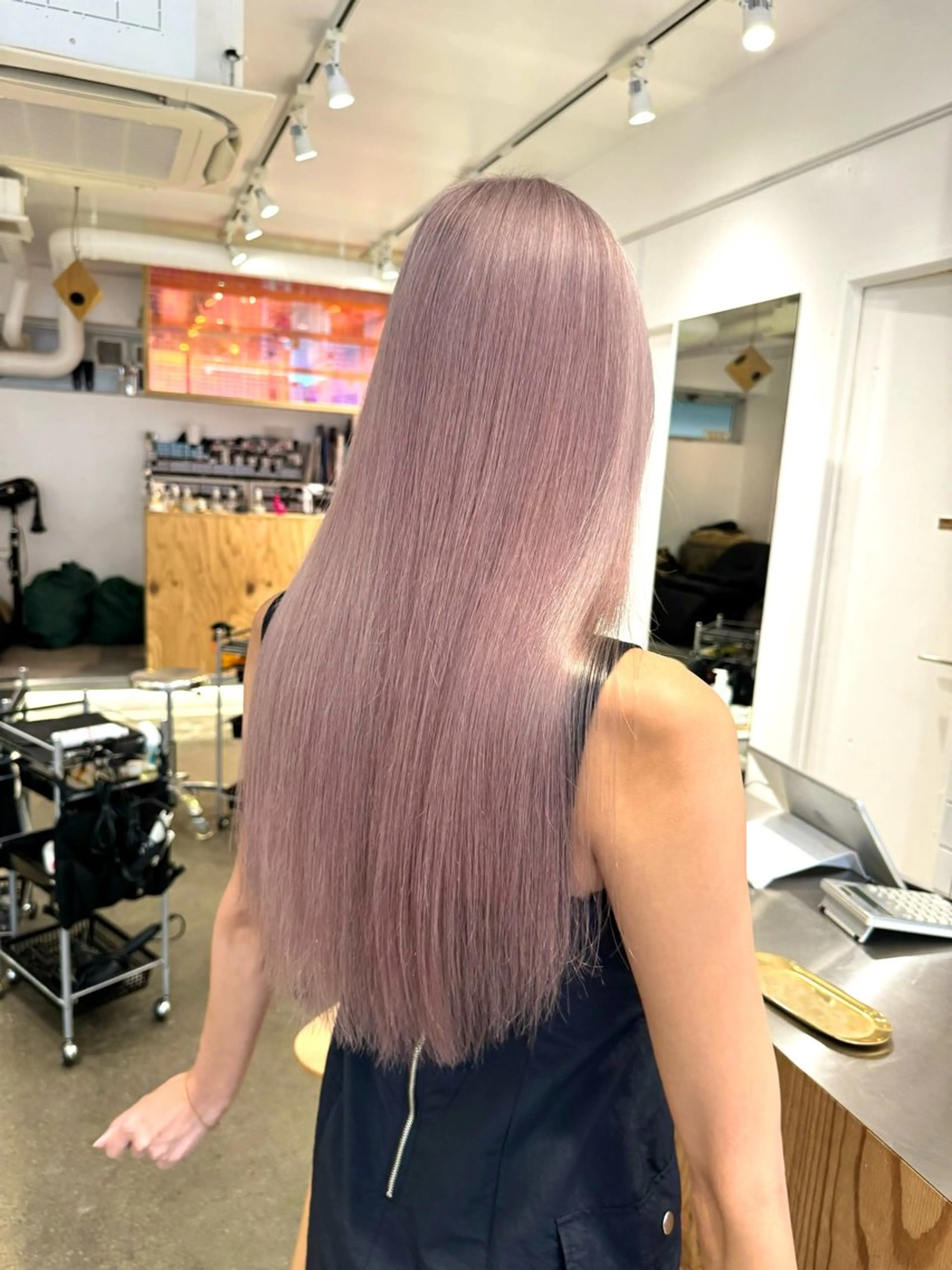 ロング ヘアカラー トリートメント JUNYA 海外ガールヘアのヘアスタイル
