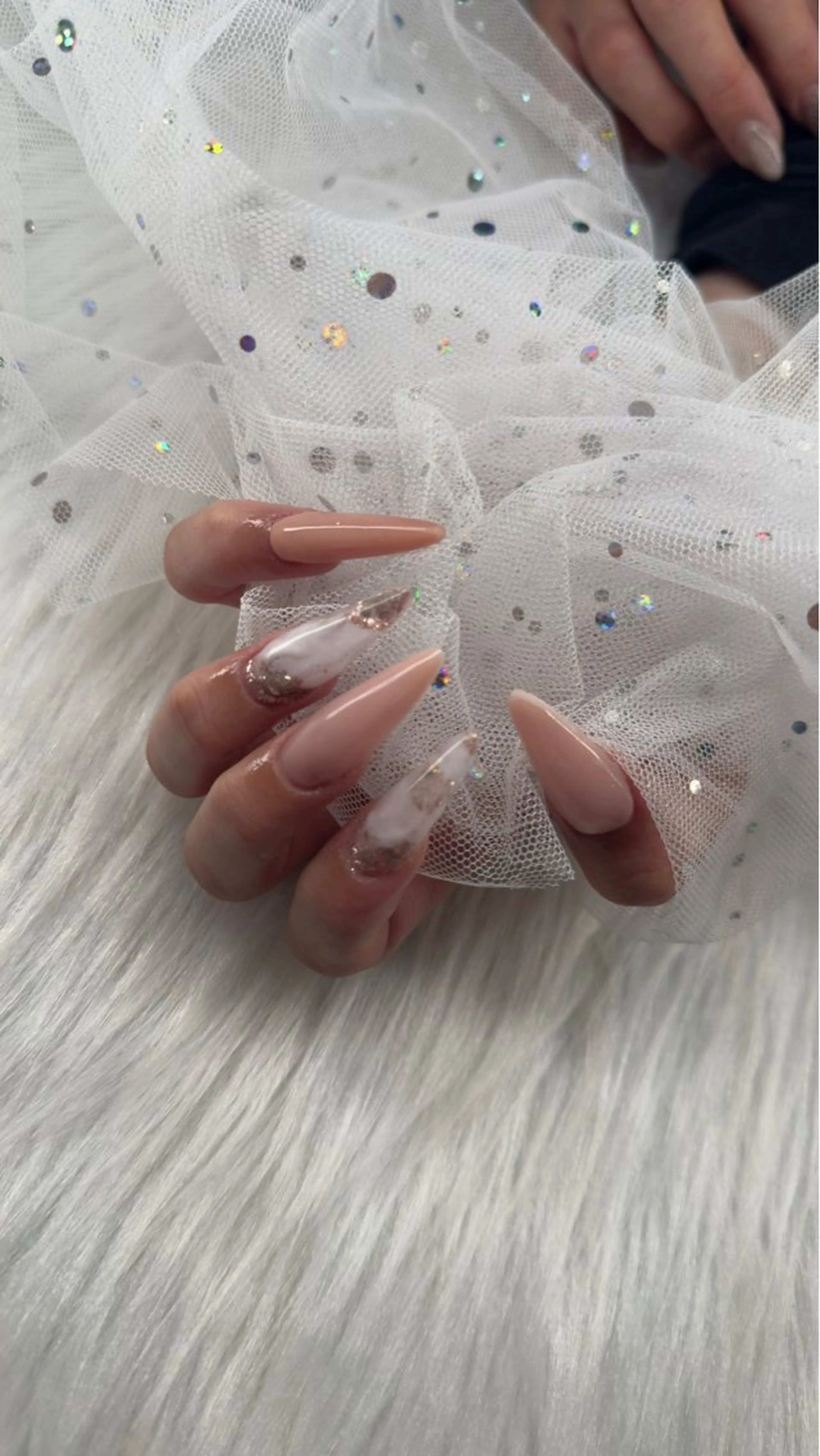 ネイル スカルプネイル Nail Salon Lacusのネイルデザイン