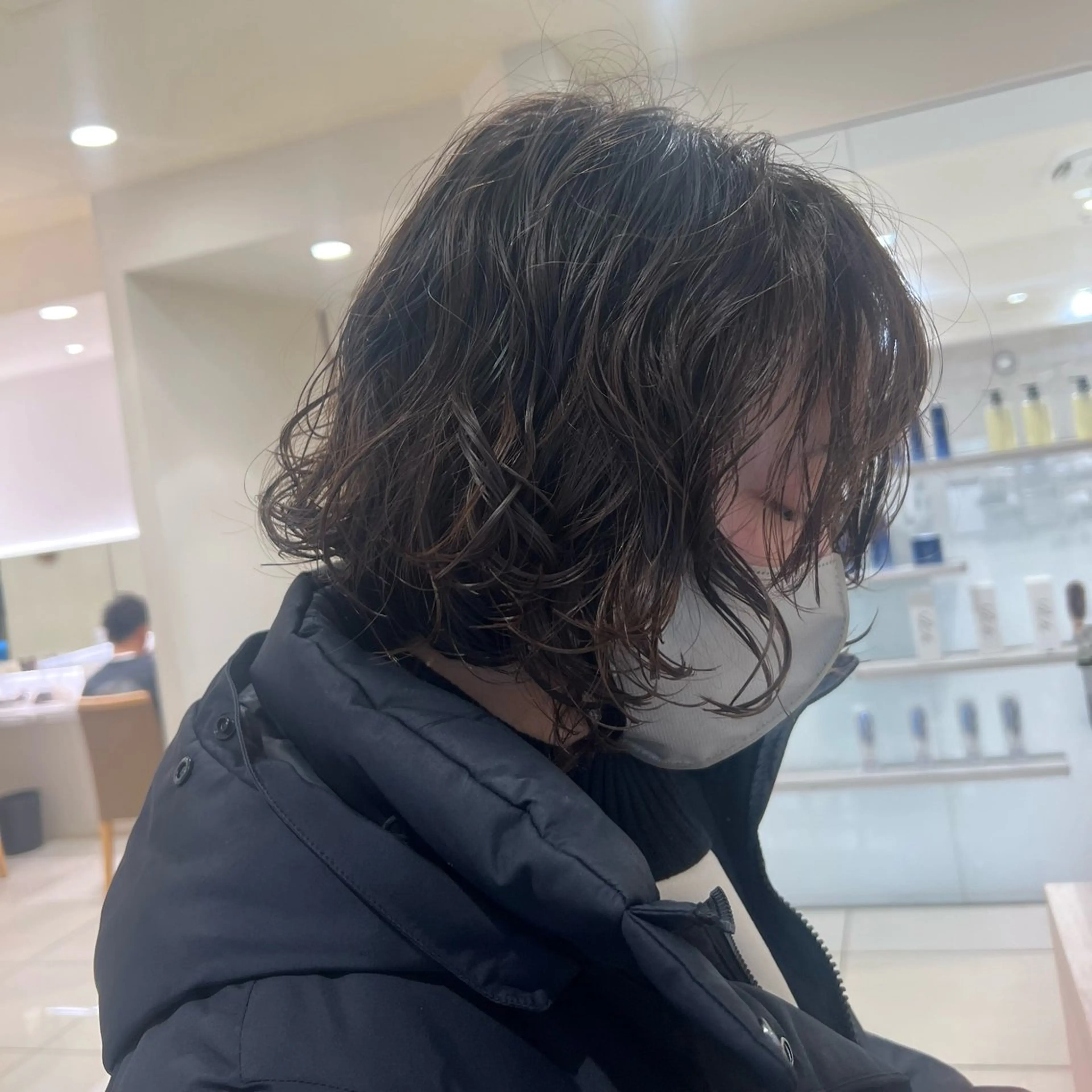 パーマ 顔まわりカット🥀 原ちひろのヘアスタイル
