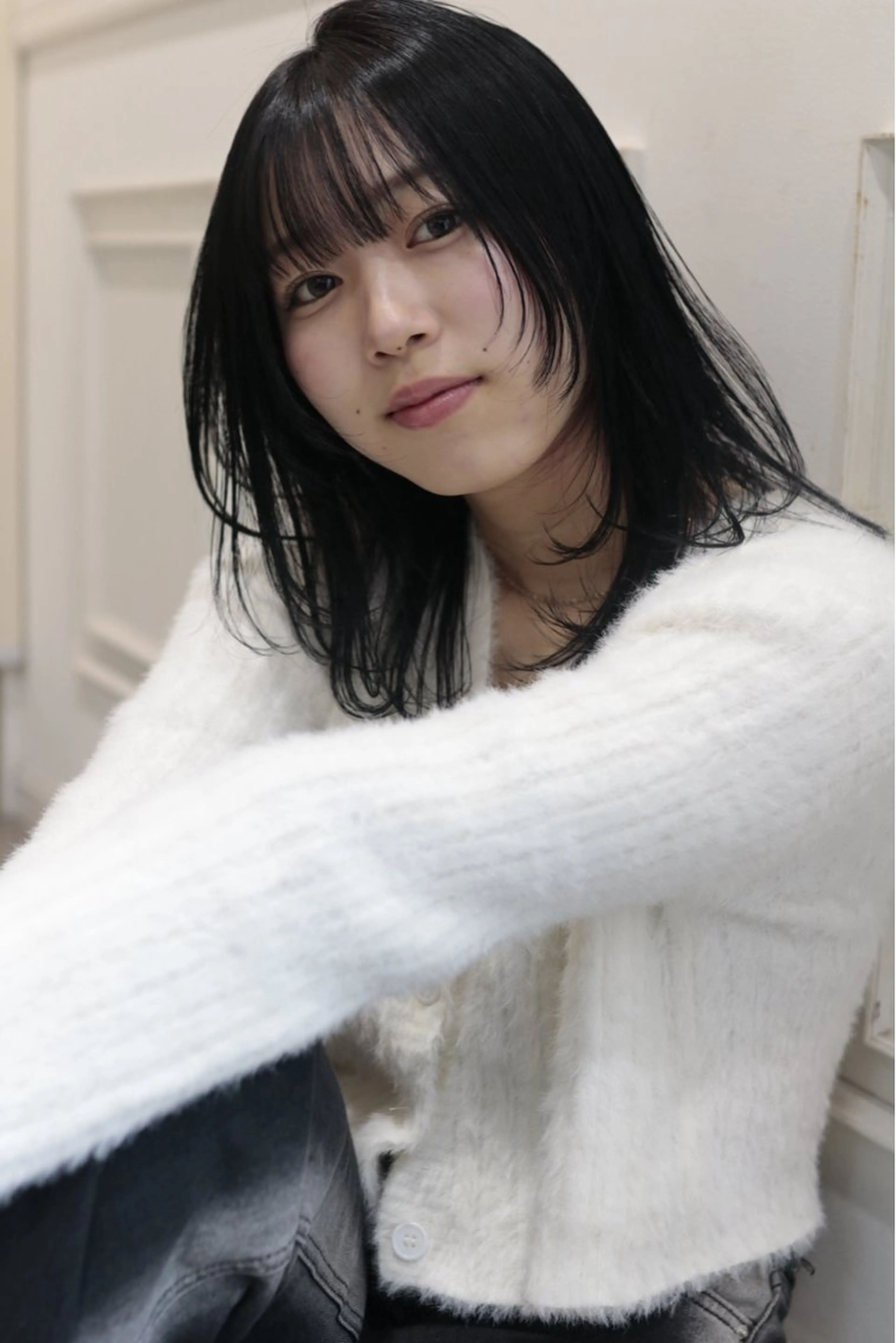ミディアム カラー 透明感カラー グレージュ レイヤーカット カット ヘアカラー トリートメント ✨トレンド特化美容師 WILL上村　拳吾のヘアスタイル