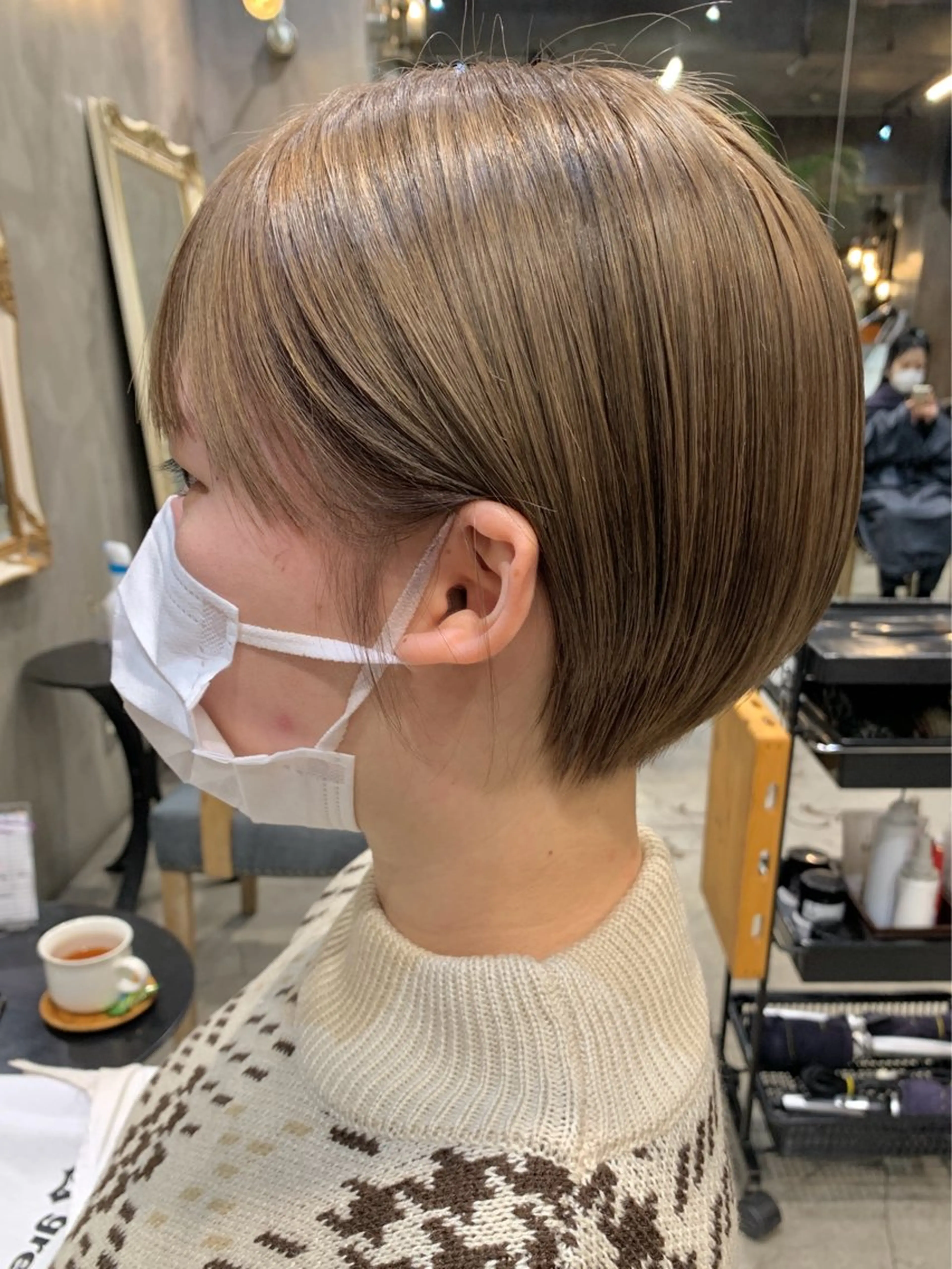 ショート カラー green登戸所属・🔹ハイトーン🔹 GINJIのヘアスタイル