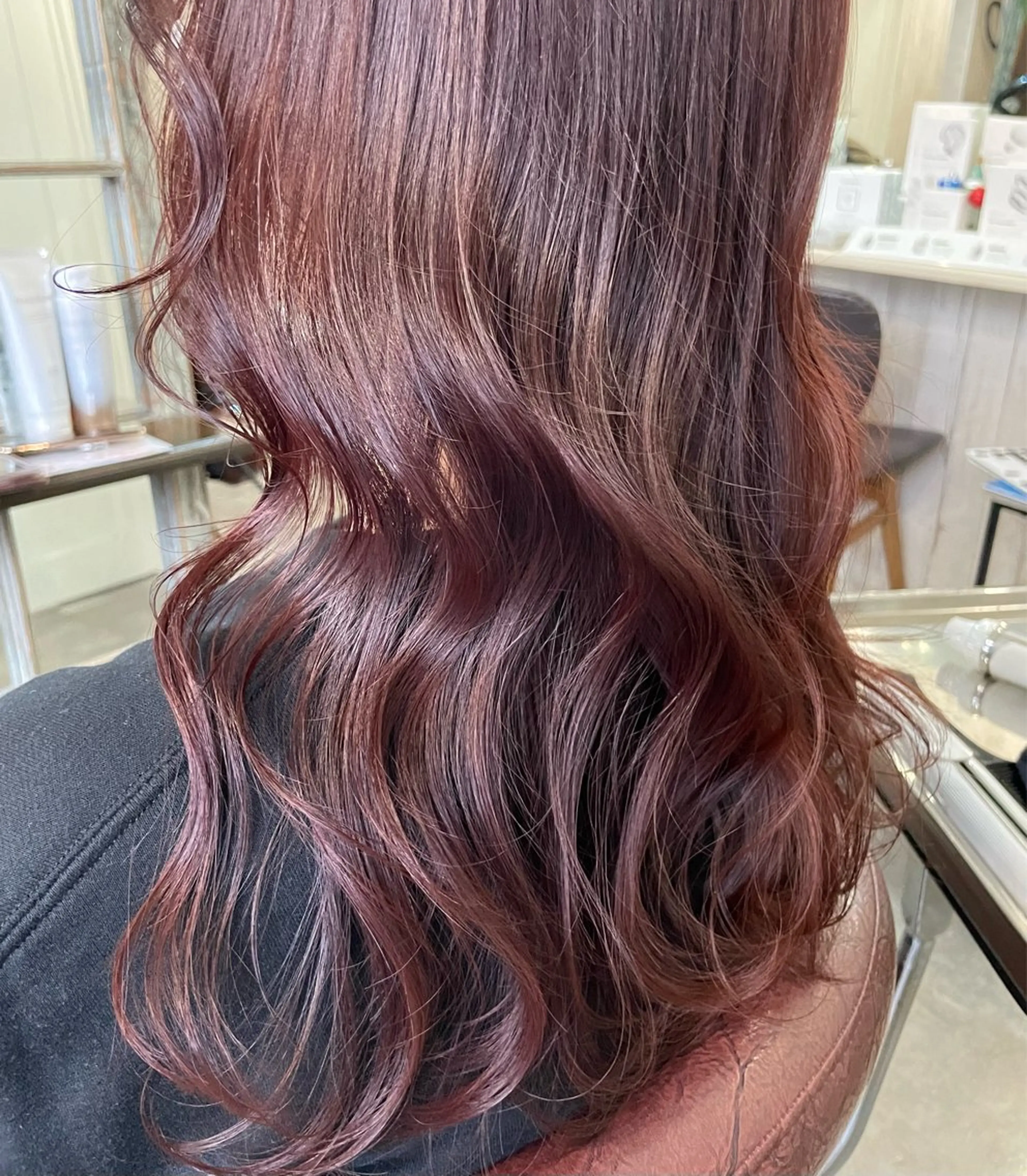 ロング カラー ヘアアレンジ カット ヘアカラー トリートメント 🌿艶髪カラー のプロ安川🌿のヘアスタイル