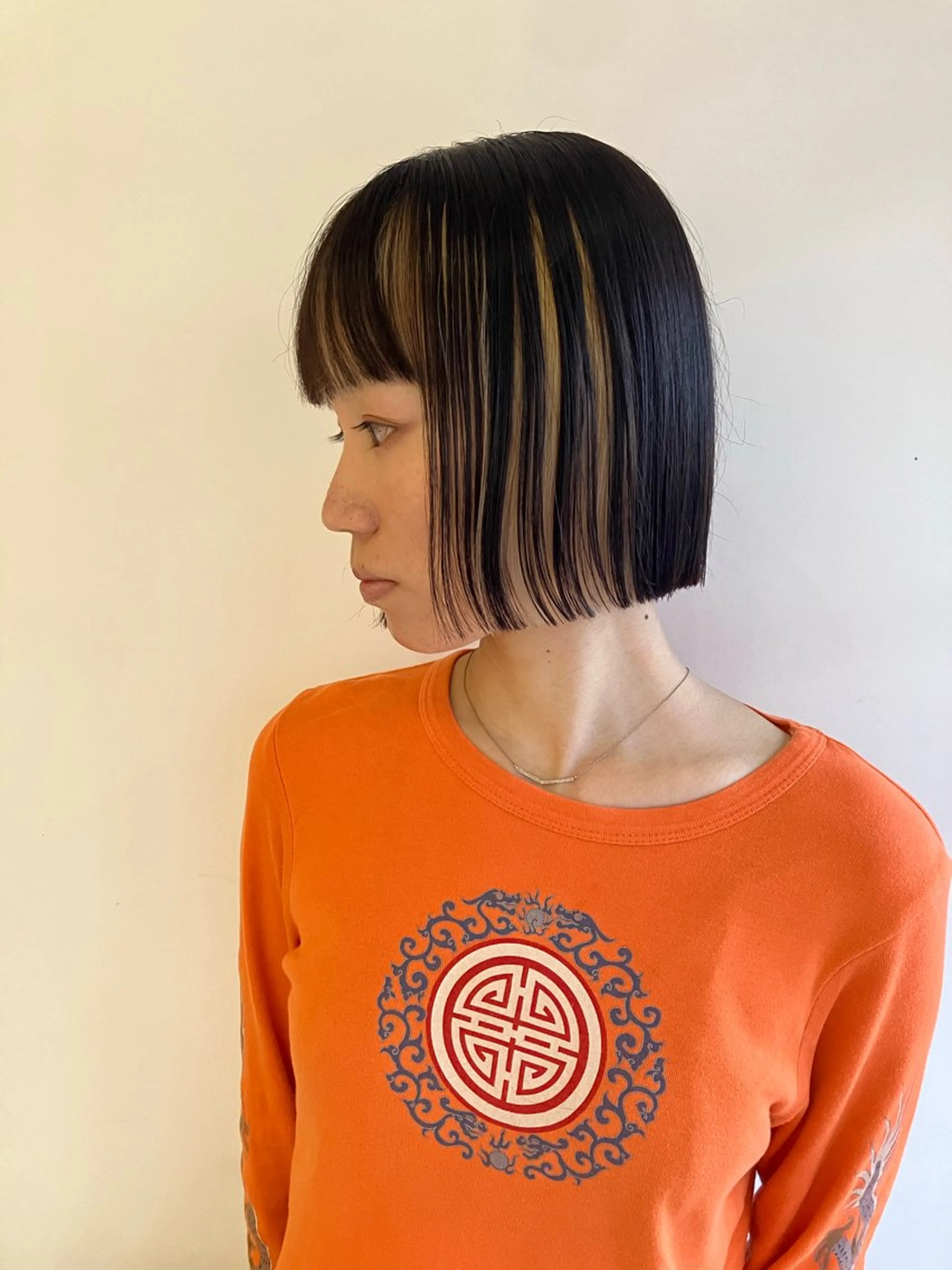 ショート カラー ミストバング イヤリングカラー  フェイスフレーミング インナーカラー カット ヘアカラー 川間 将彦のヘアスタイル