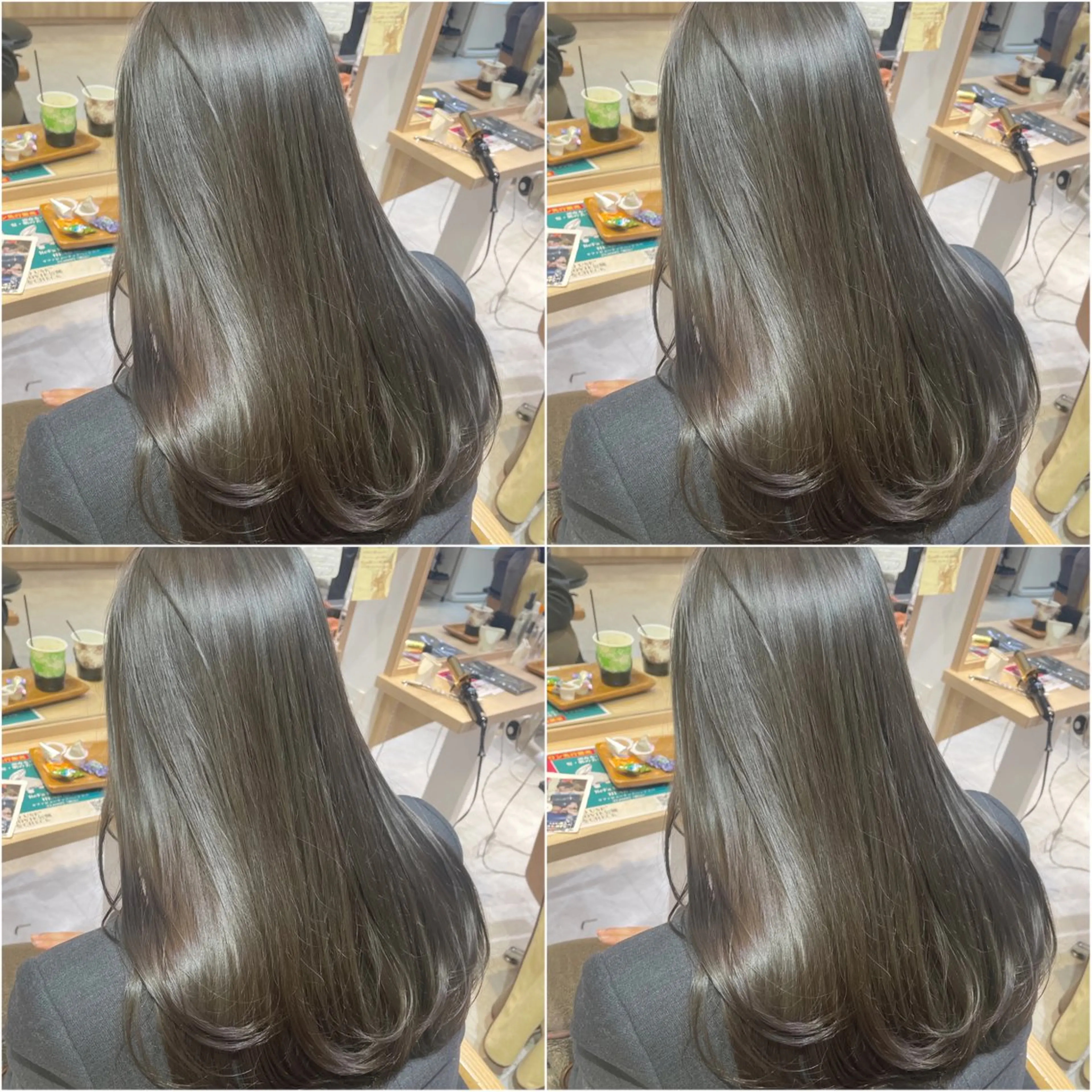 ロング カラー ブリーチなしレイヤー 髪質改善/韓国ヘアのヘアスタイル