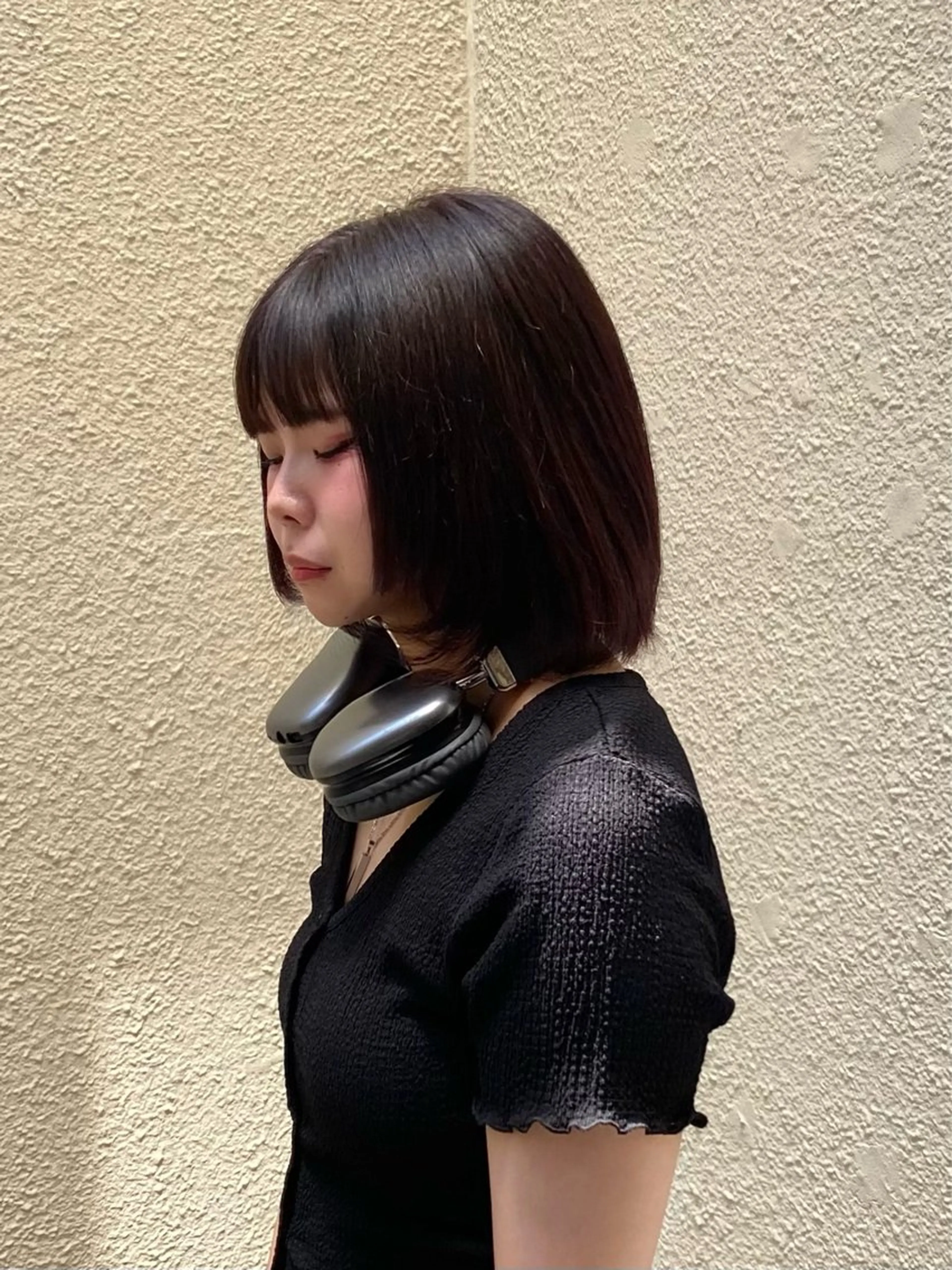 ショート カラー レッドカラー ボブ FERIA梅田 hana💫のヘアスタイル