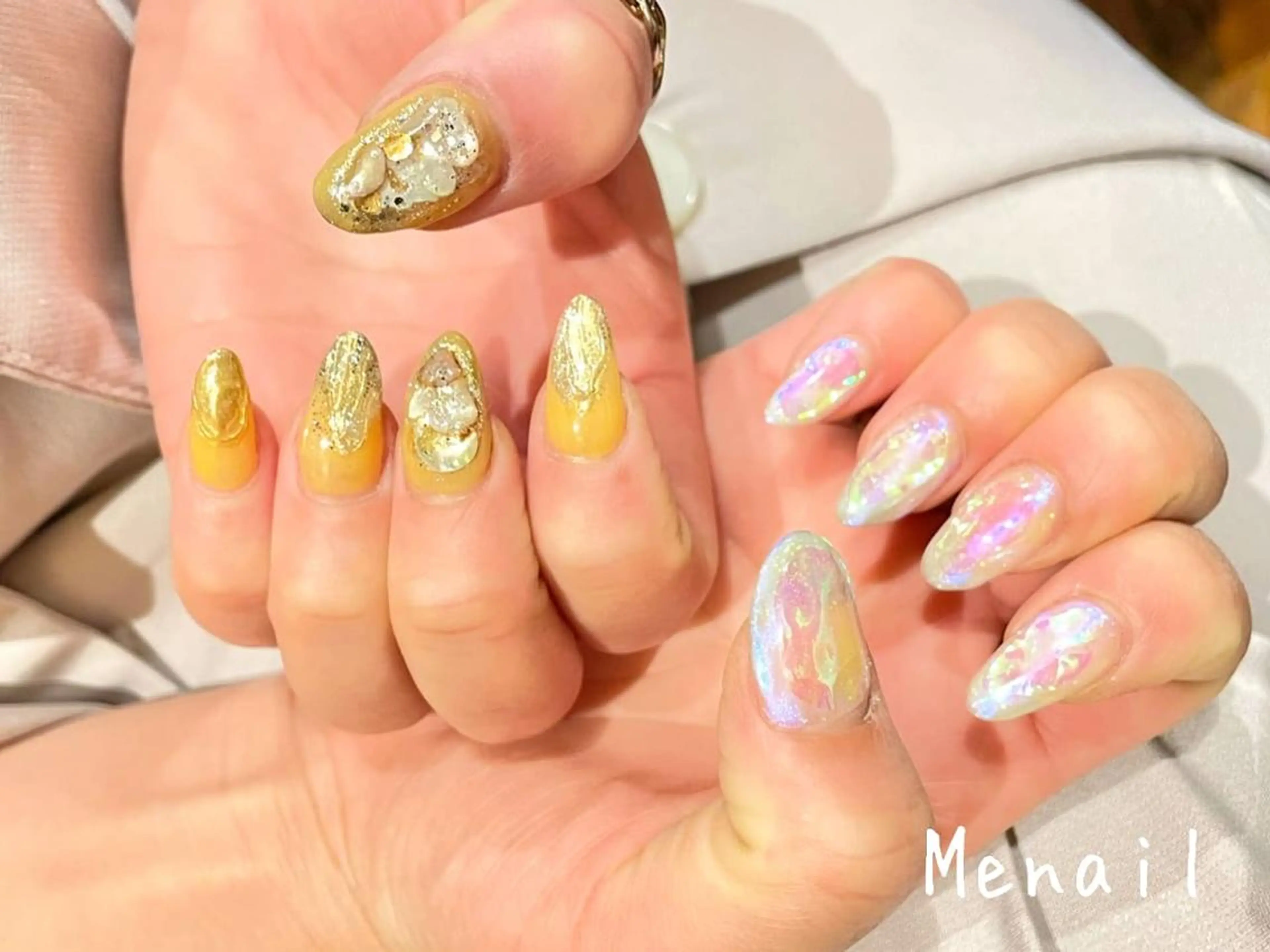 ネイル Menail心斎橋筋 ギャル×韓国🇰🇷のネイルデザイン