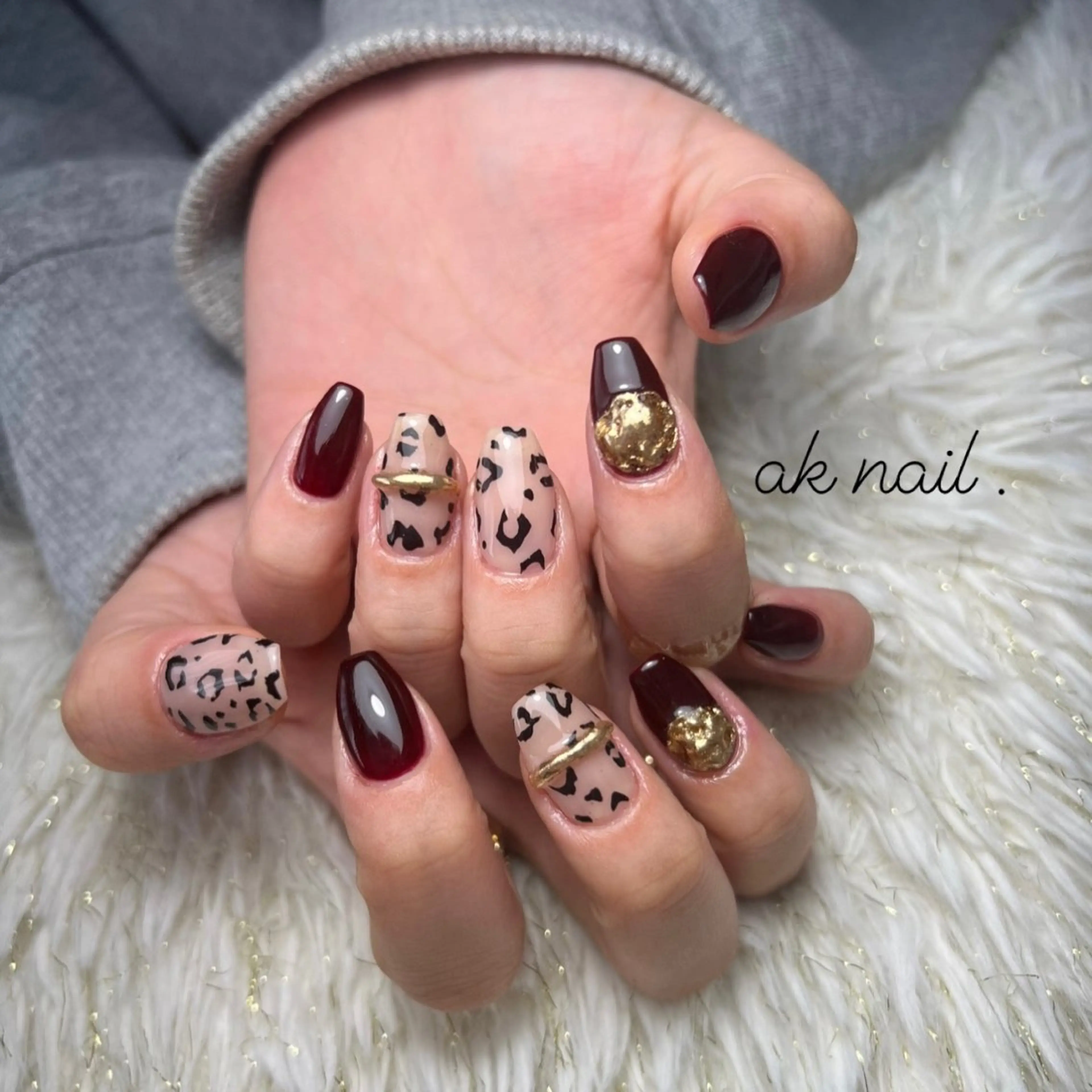 ネイル ハンドネイル ak nail .のネイルデザイン