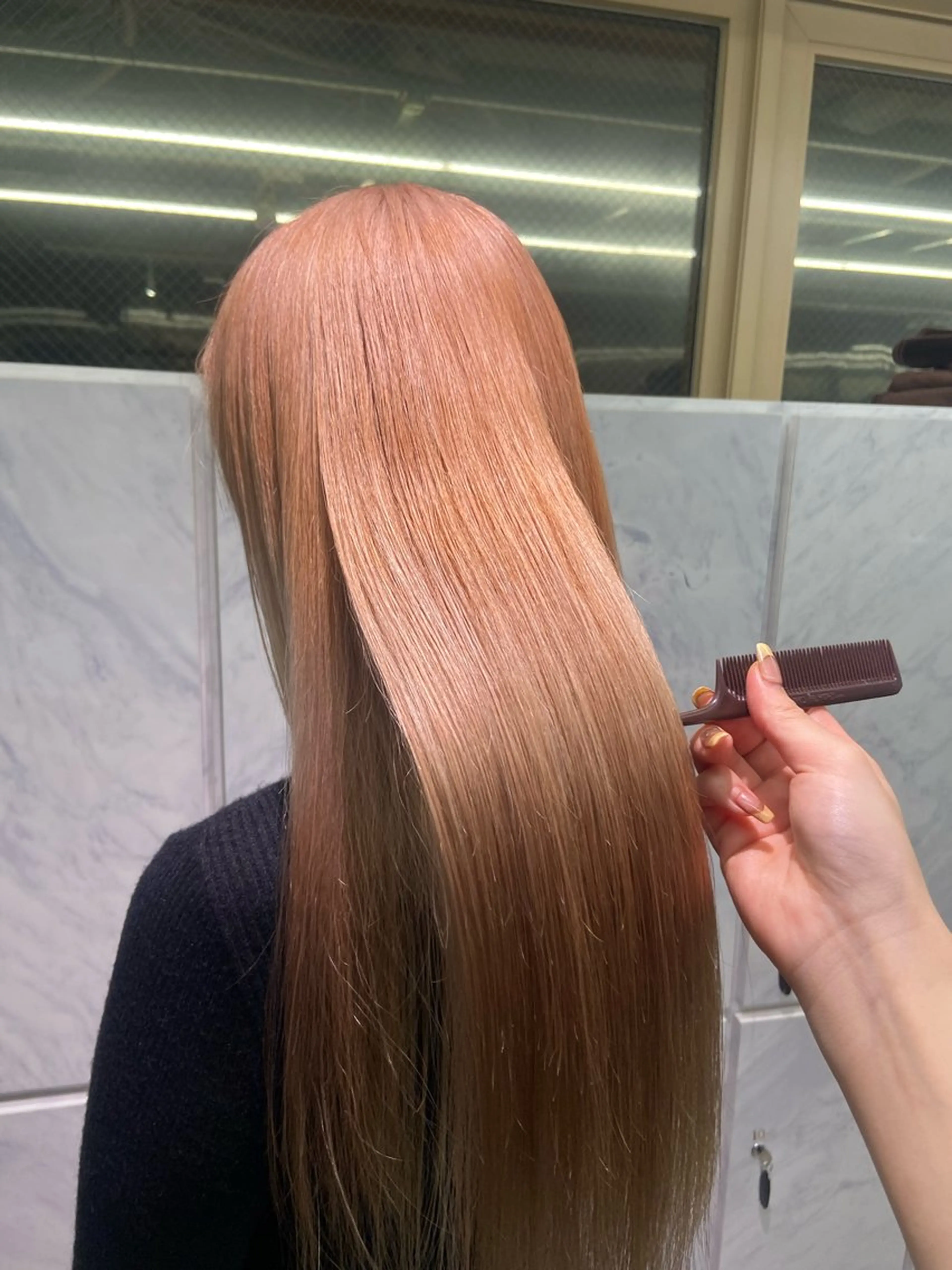 ロング ヘアカラー ハイトーン/エクステ 🫧minamiのヘアスタイル