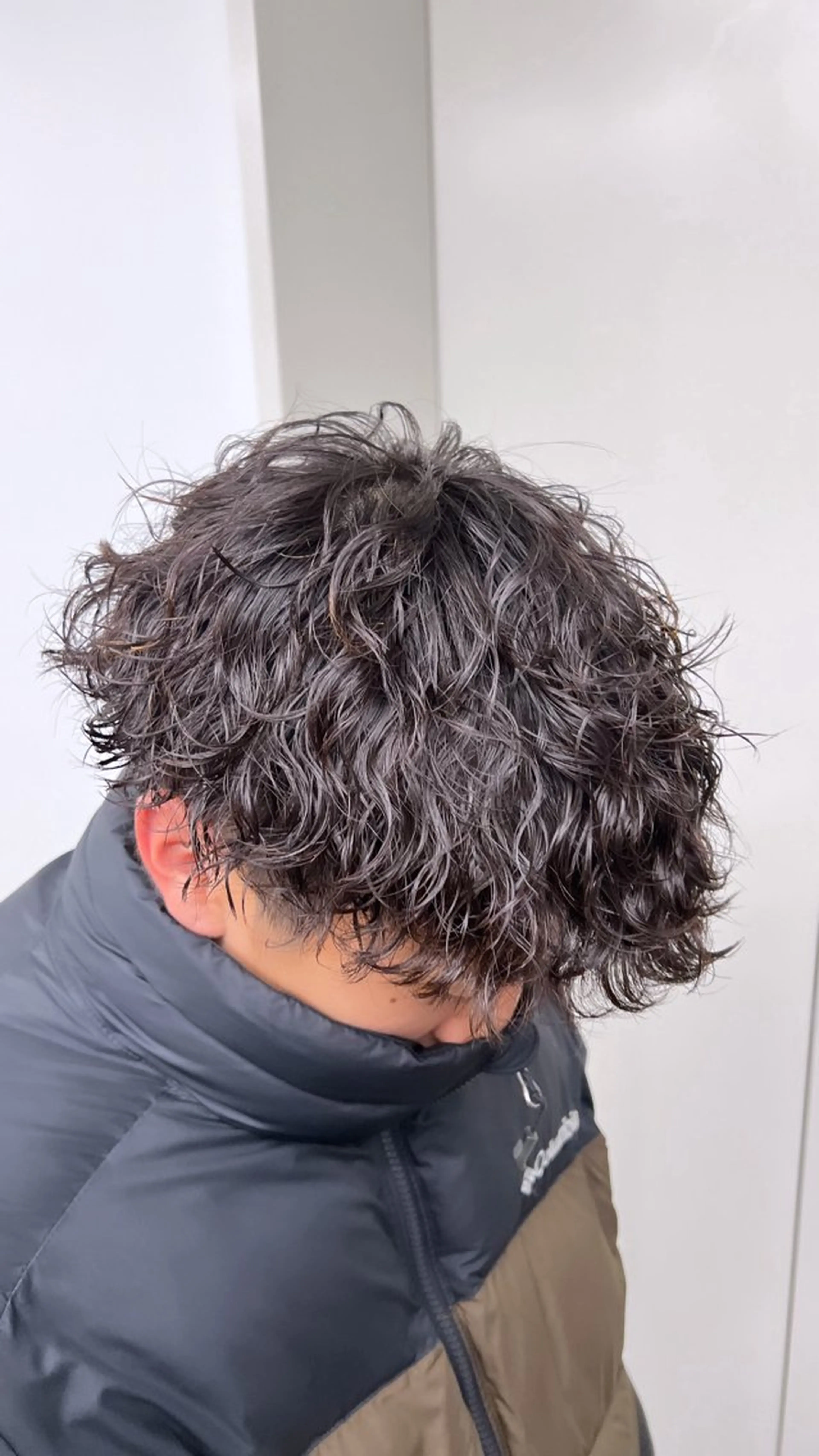 ショート パーマ メンズ 波巻きパーマ カット パーマ 楽斗/メンズパーマ /シャドウパーマのヘアスタイル