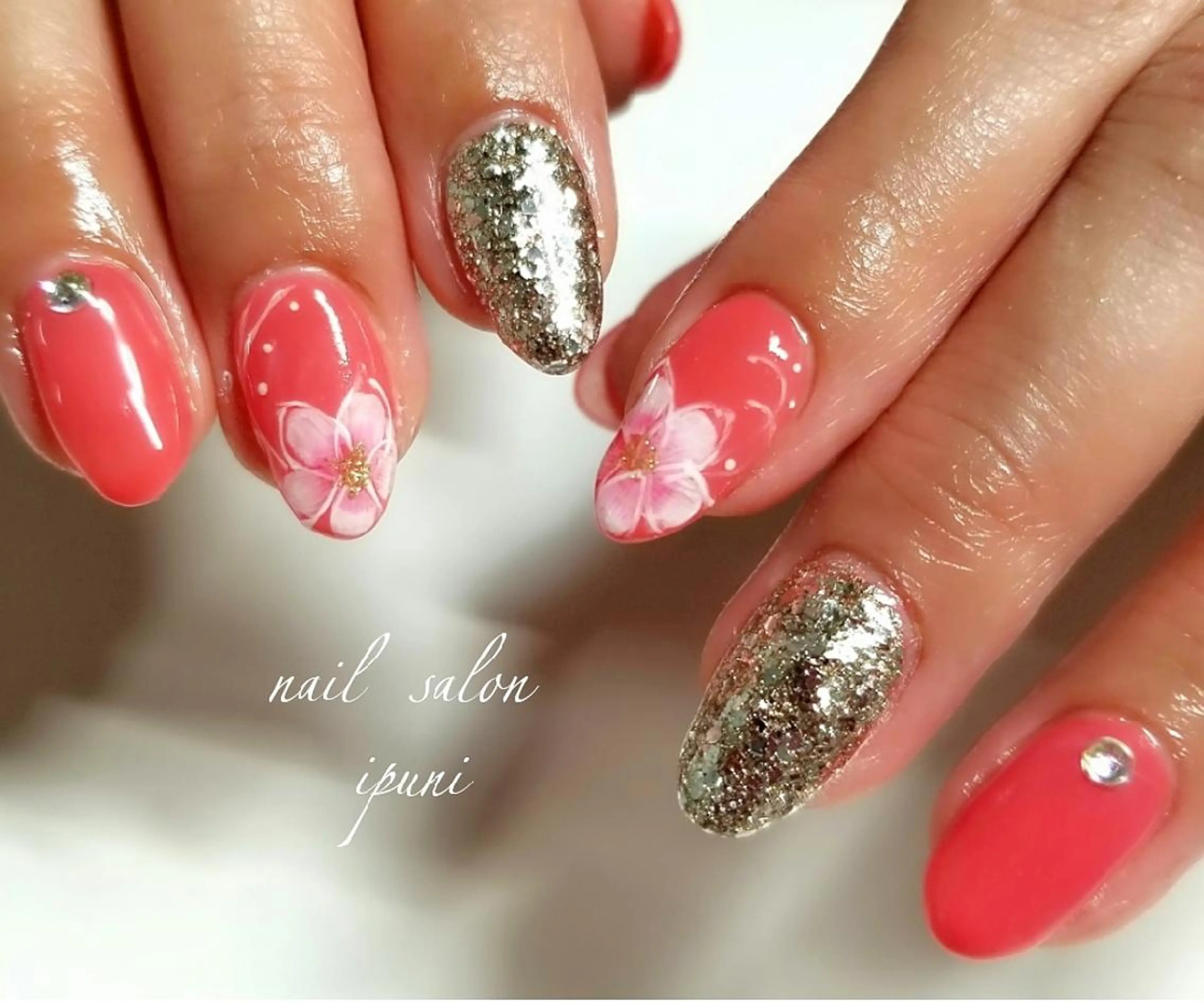 ネイル フラワーネイル Lien nail リアン　ネイルのネイルデザイン