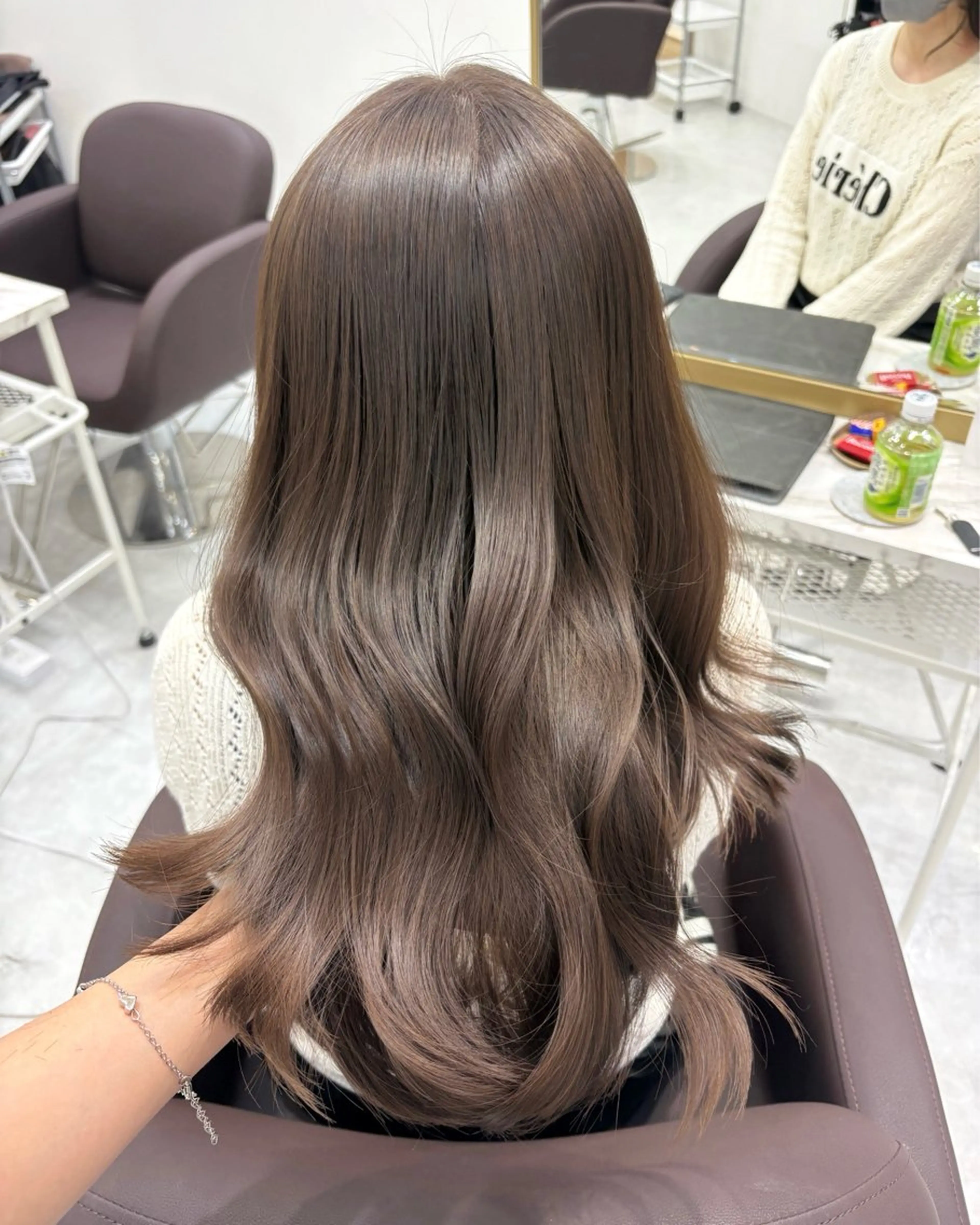 セミロング カラー ヘアカラー 横浜美容室/透明感 カラー/レイヤーのヘアスタイル