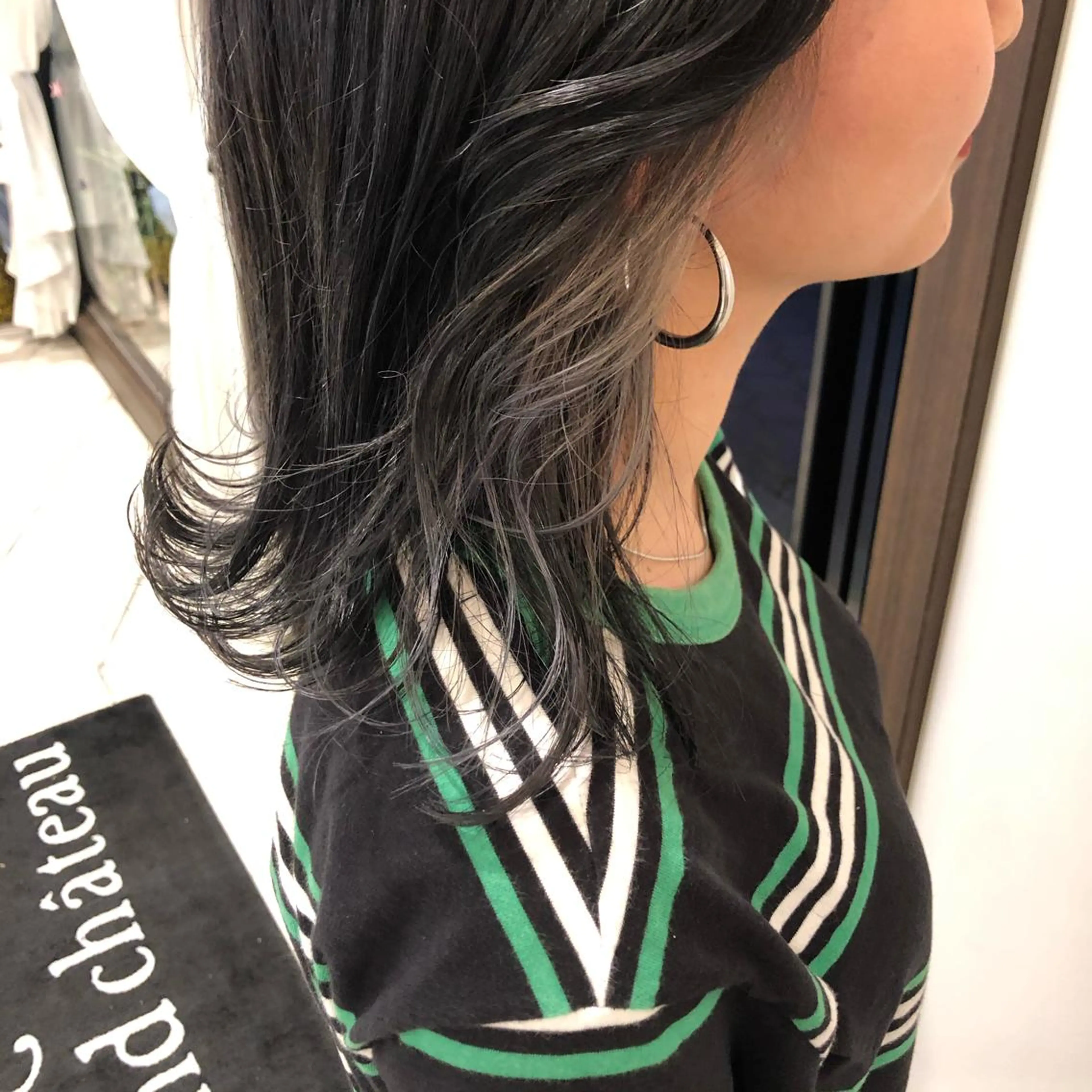 セミロング アッシュ 韓国風ヘア♡ runaのヘアスタイル