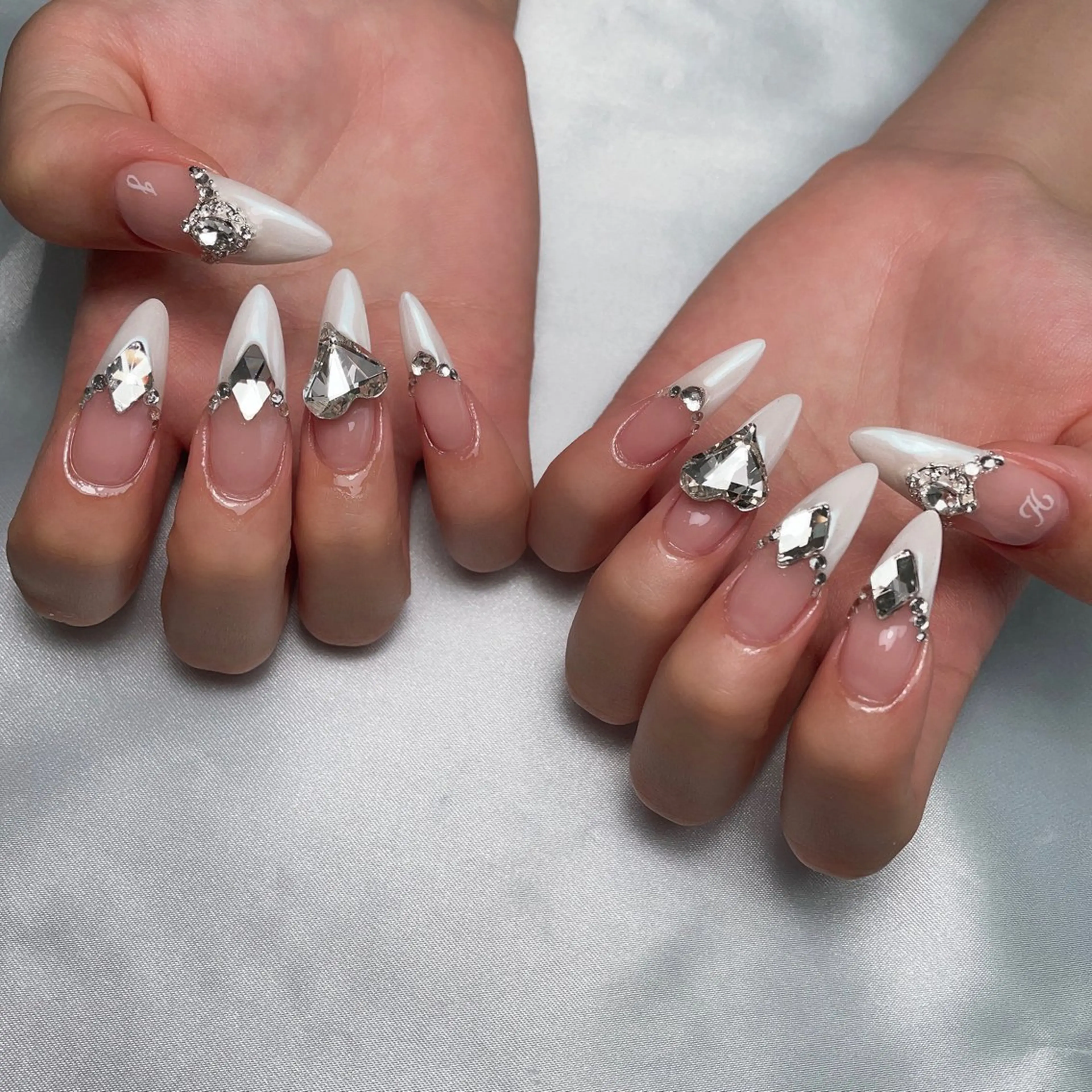 ネイル 長さ出し フレンチネイル ミラーネイル ホワイト ALL Nail &whiteningのその他イメージ