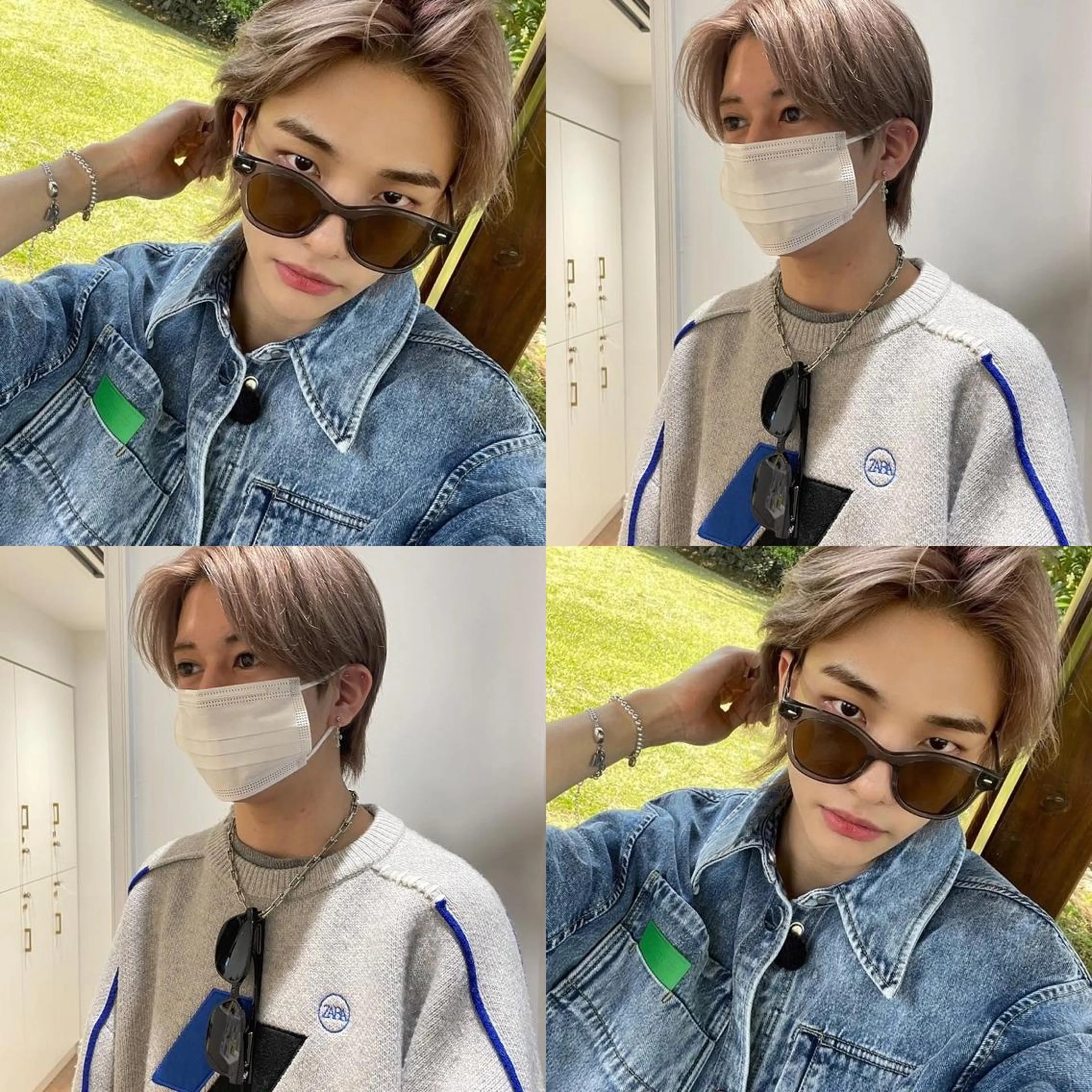 メンズ カット ヘアカラー 韓国ヘア🤍 慎之介のヘアスタイル