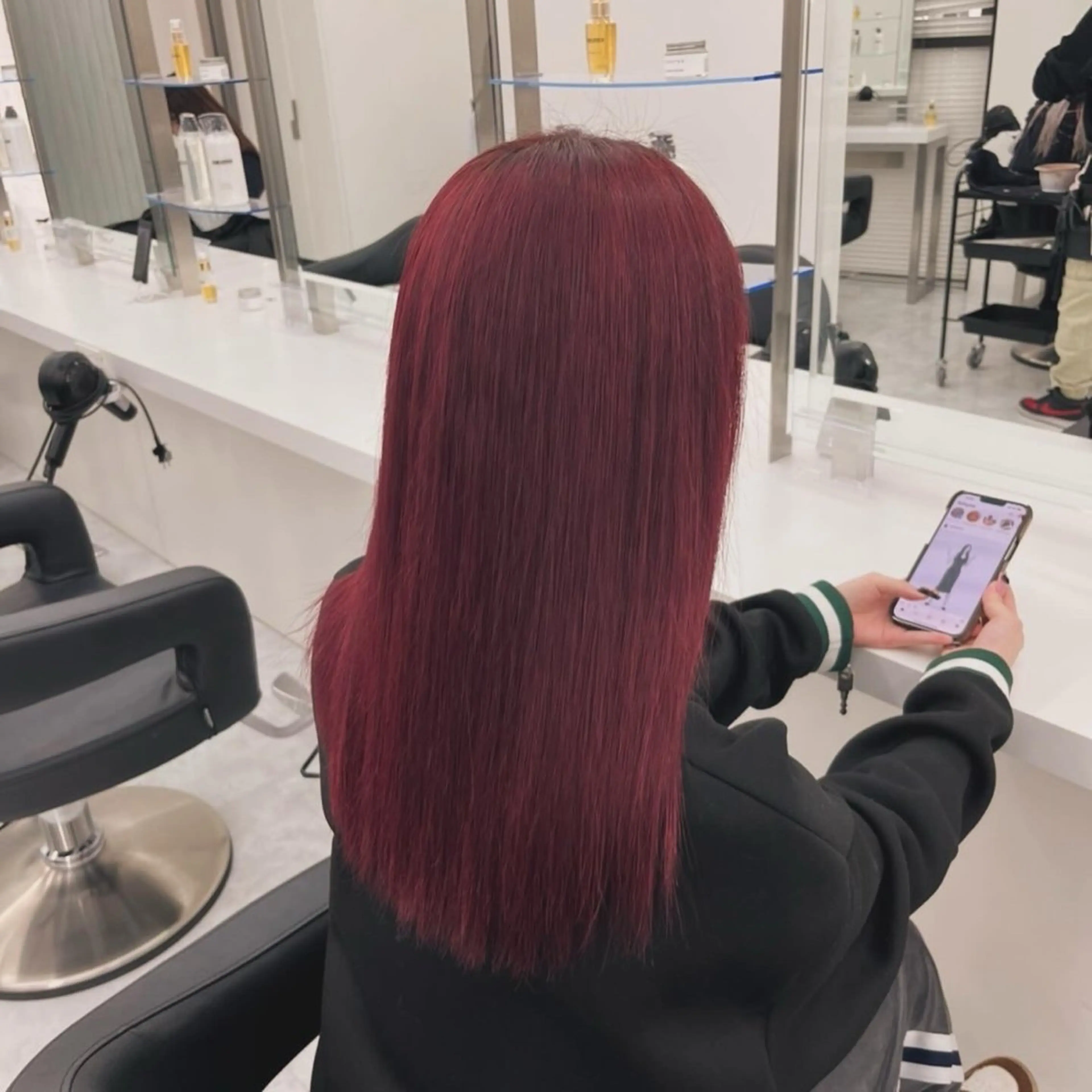 ロング カラー kazuki🍑韓国 トレンド暖色🫗のヘアスタイル
