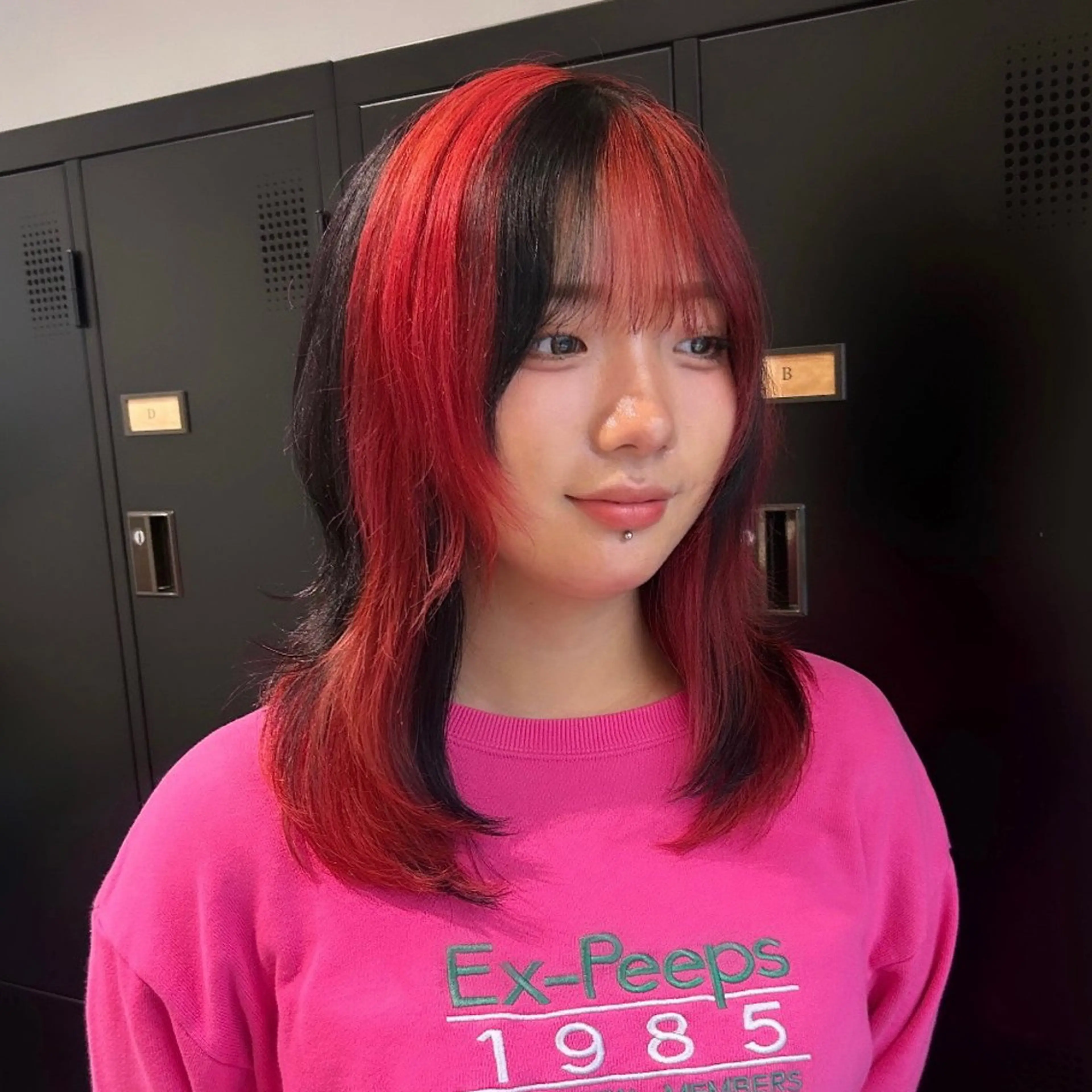 ミディアム カラー ヘアカラー デザインカラー 🍀HAZUKiのヘアスタイル