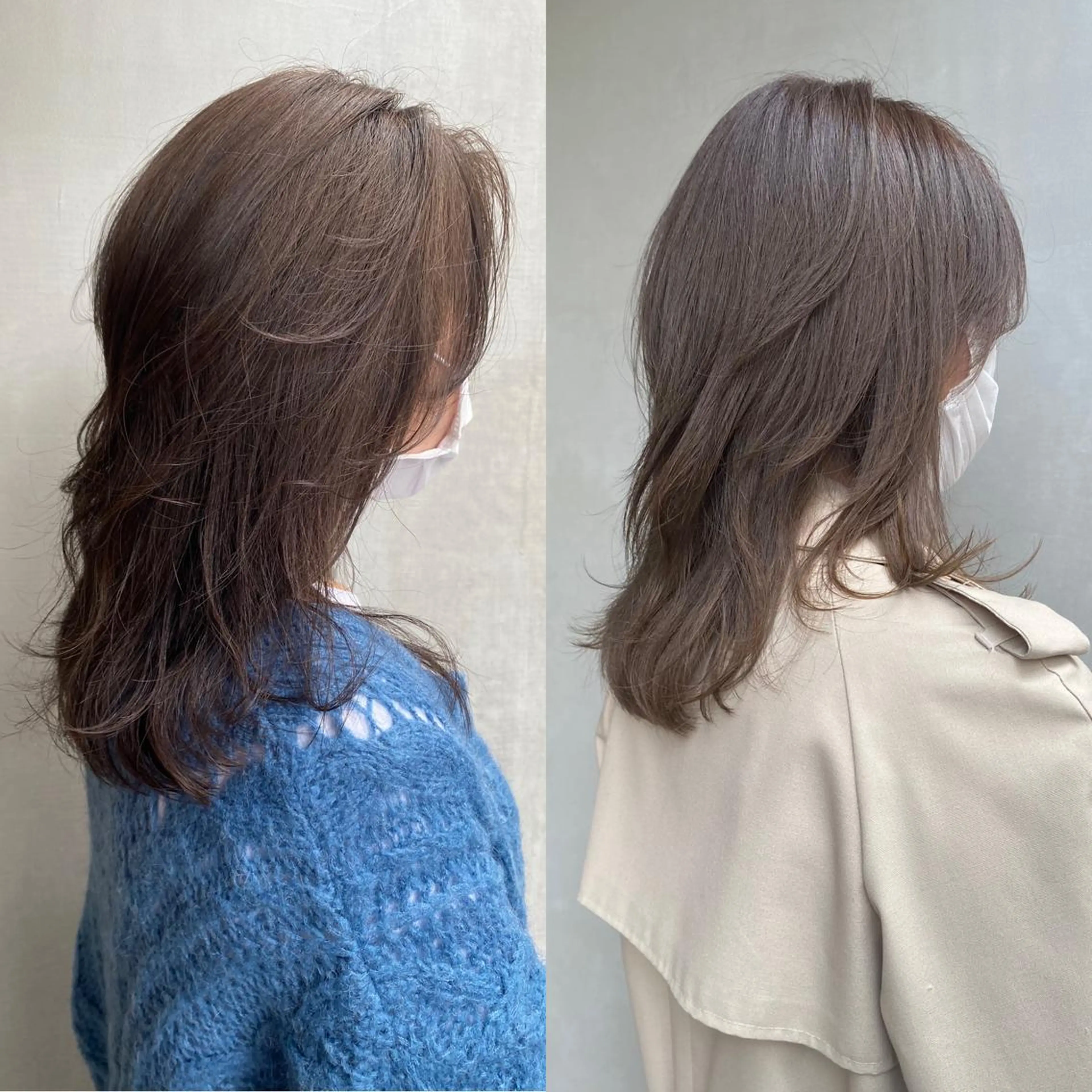 セミロング カラー ヘアアレンジ Nancy所属・束感まつげ❤︎ あみのマツエク・マツパデザイン