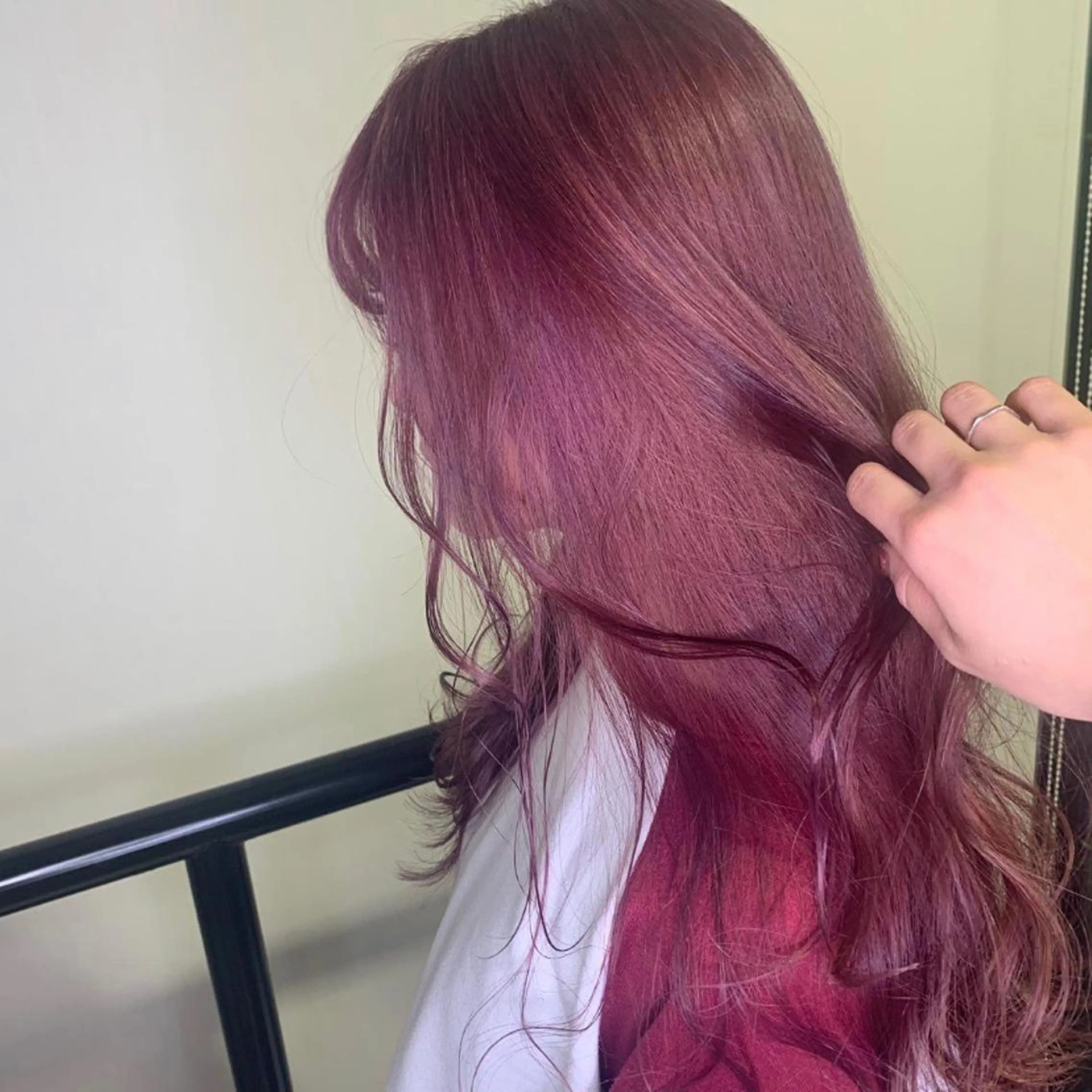 ロング カラー ヘアアレンジ ネイル マツエク・マツパ 💓💓彩 音💓💓のマツエク・マツパデザイン