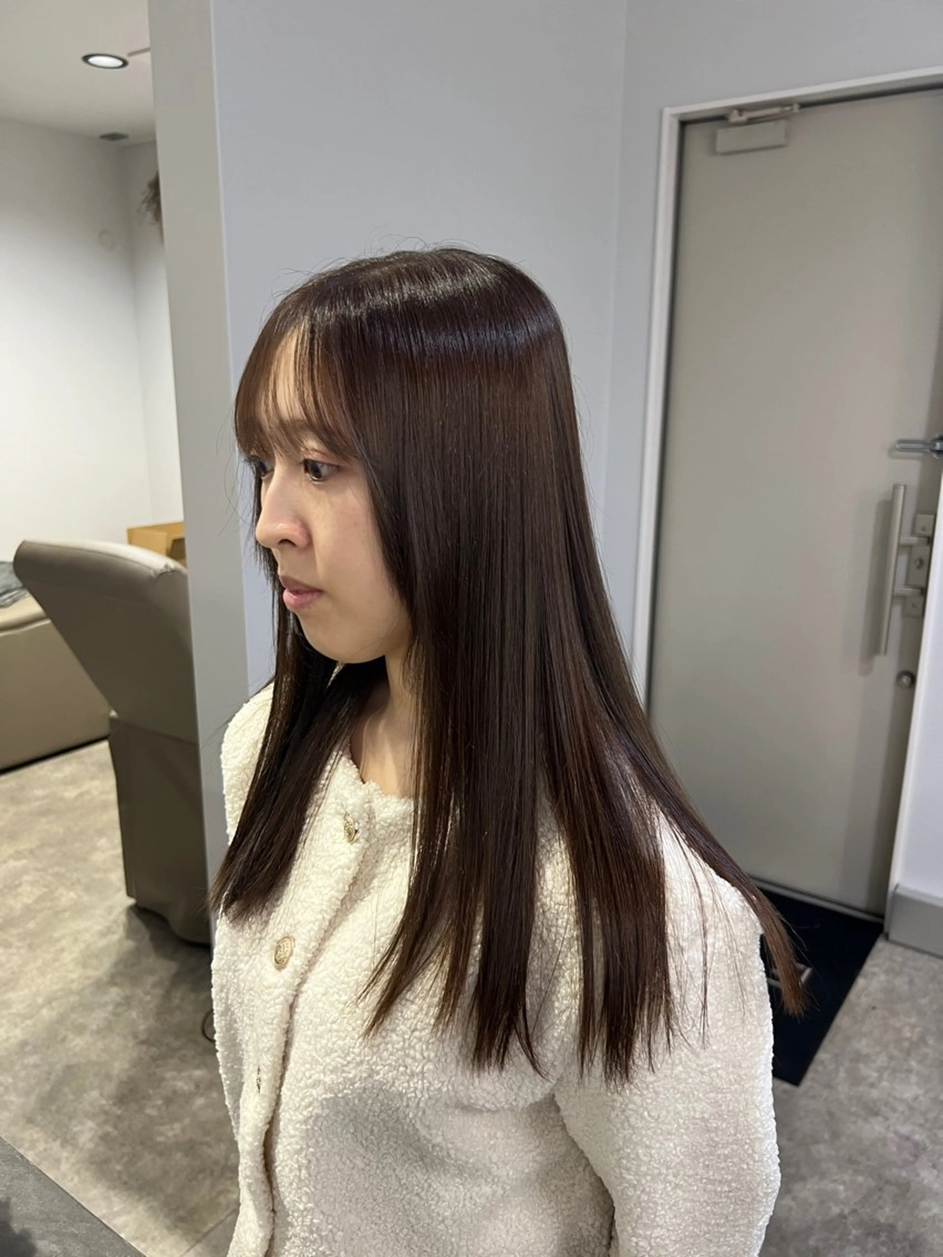 ロング ヘアカラー 宮城 萌のヘアスタイル